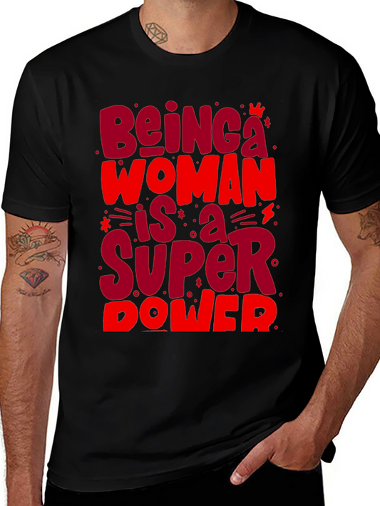 Empowered Woman Super Power Graphic Tee