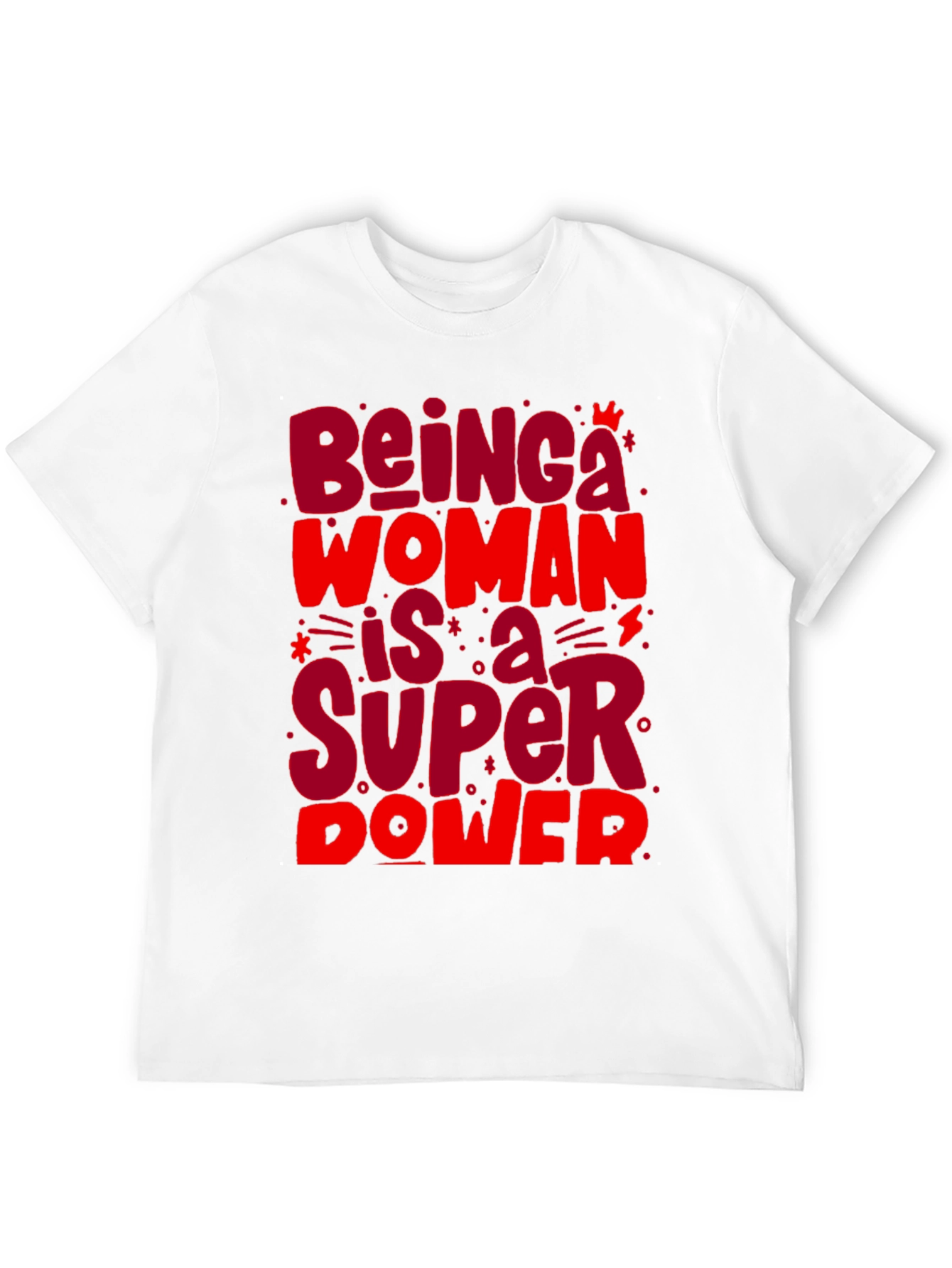Empowered Woman Super Power Graphic Tee