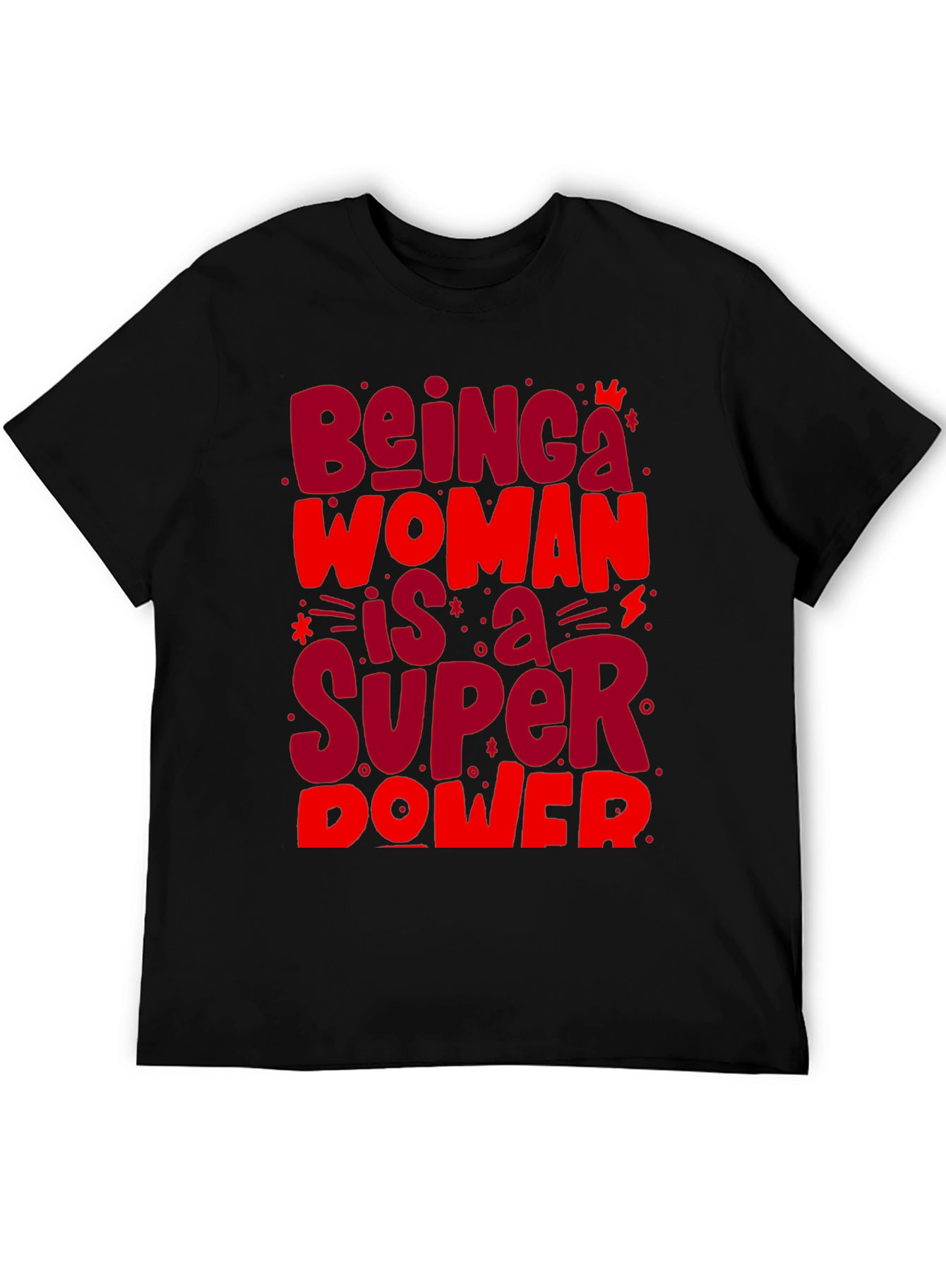 Empowered Woman Super Power Graphic Tee