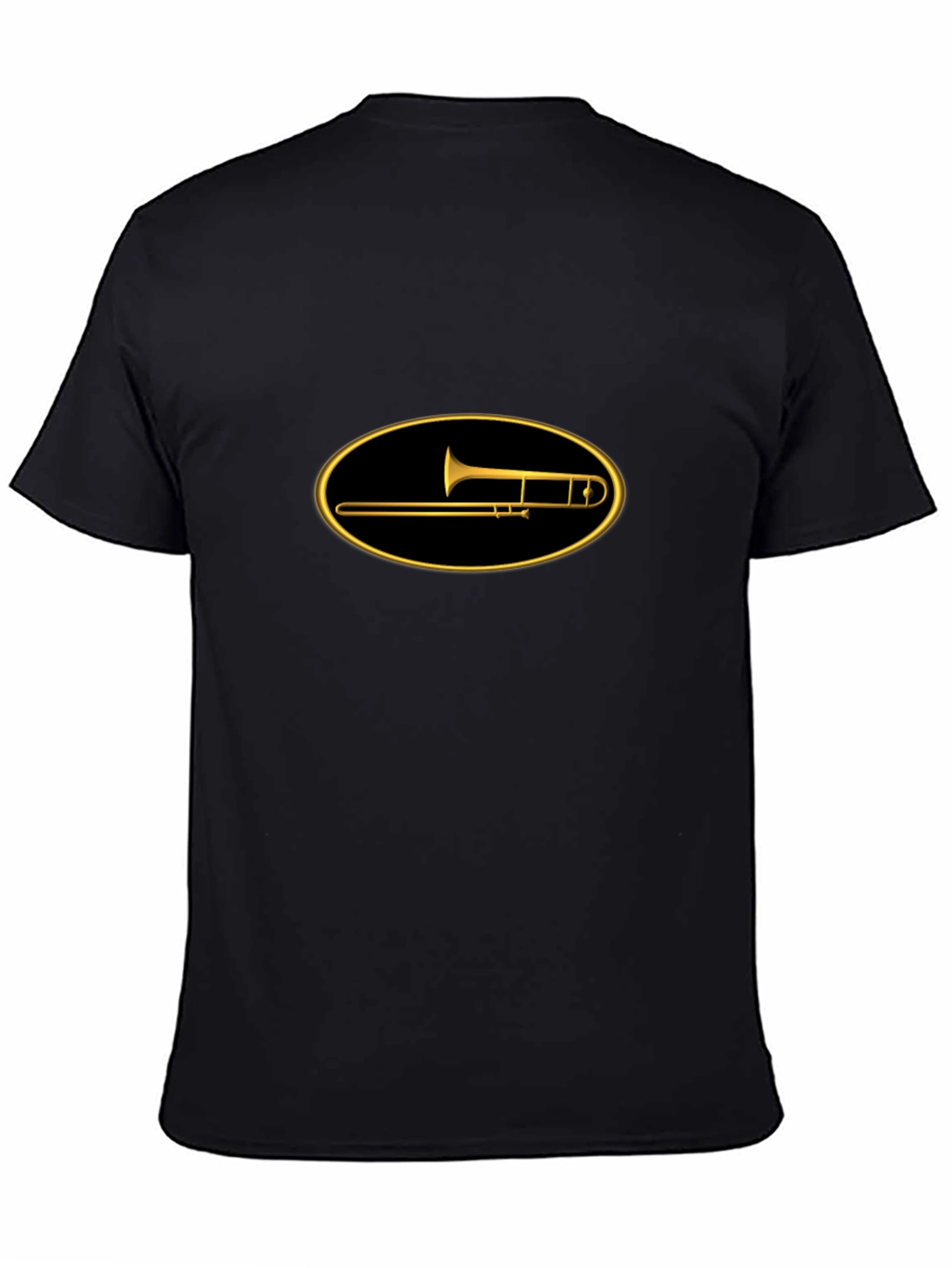 Black Trombone Graphic T-Shirt