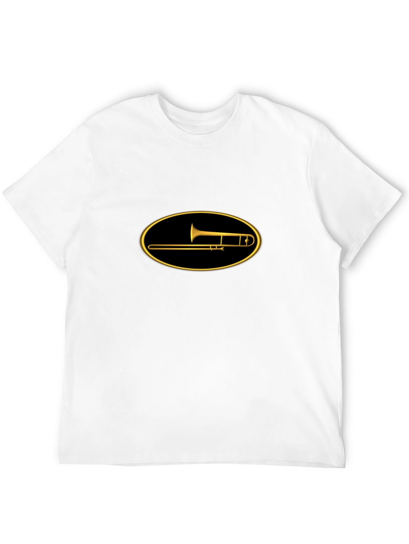 Black Trombone Graphic T-Shirt