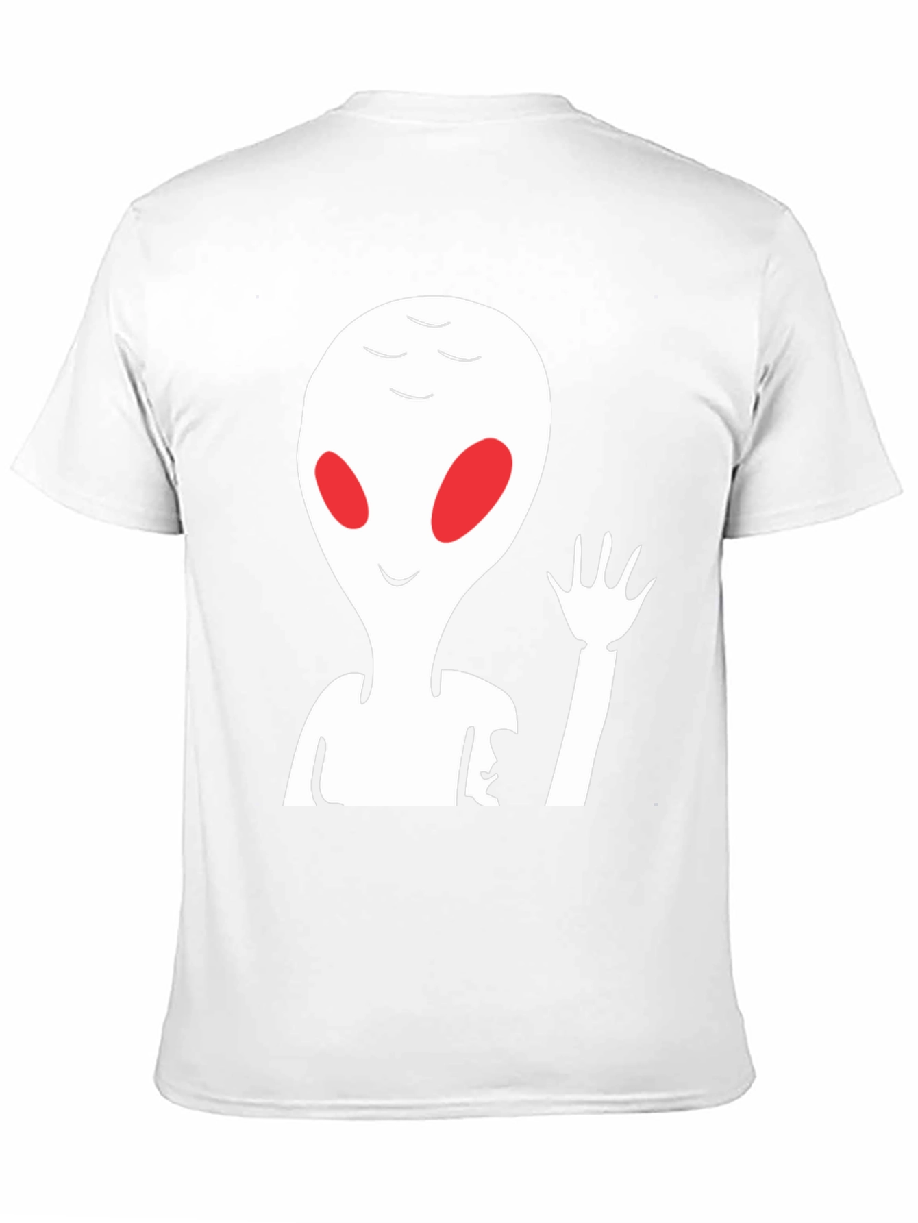 Alien Graphic Print Crew Neck Tee