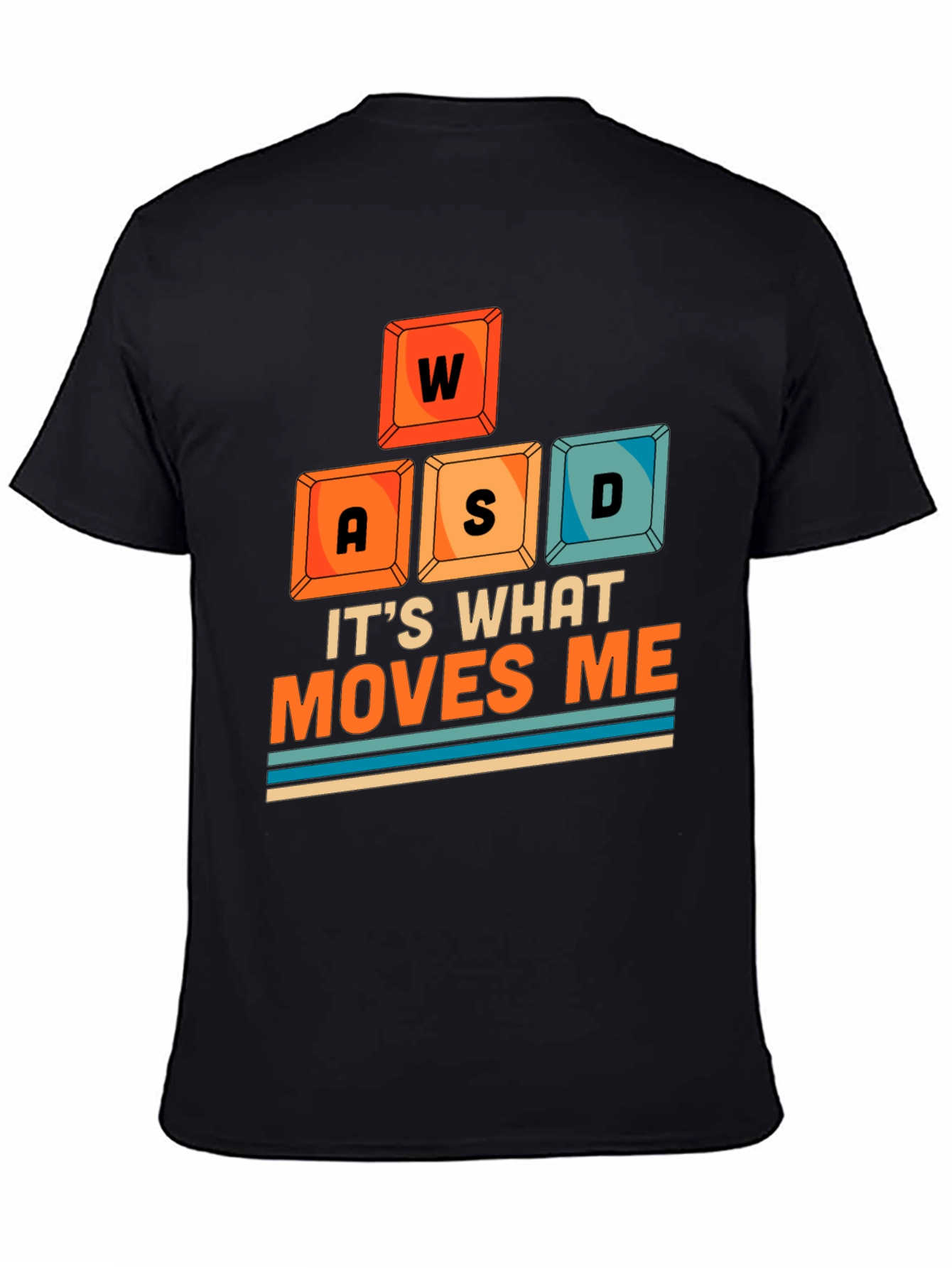 Gamer T-Shirt WASD Moves Me
