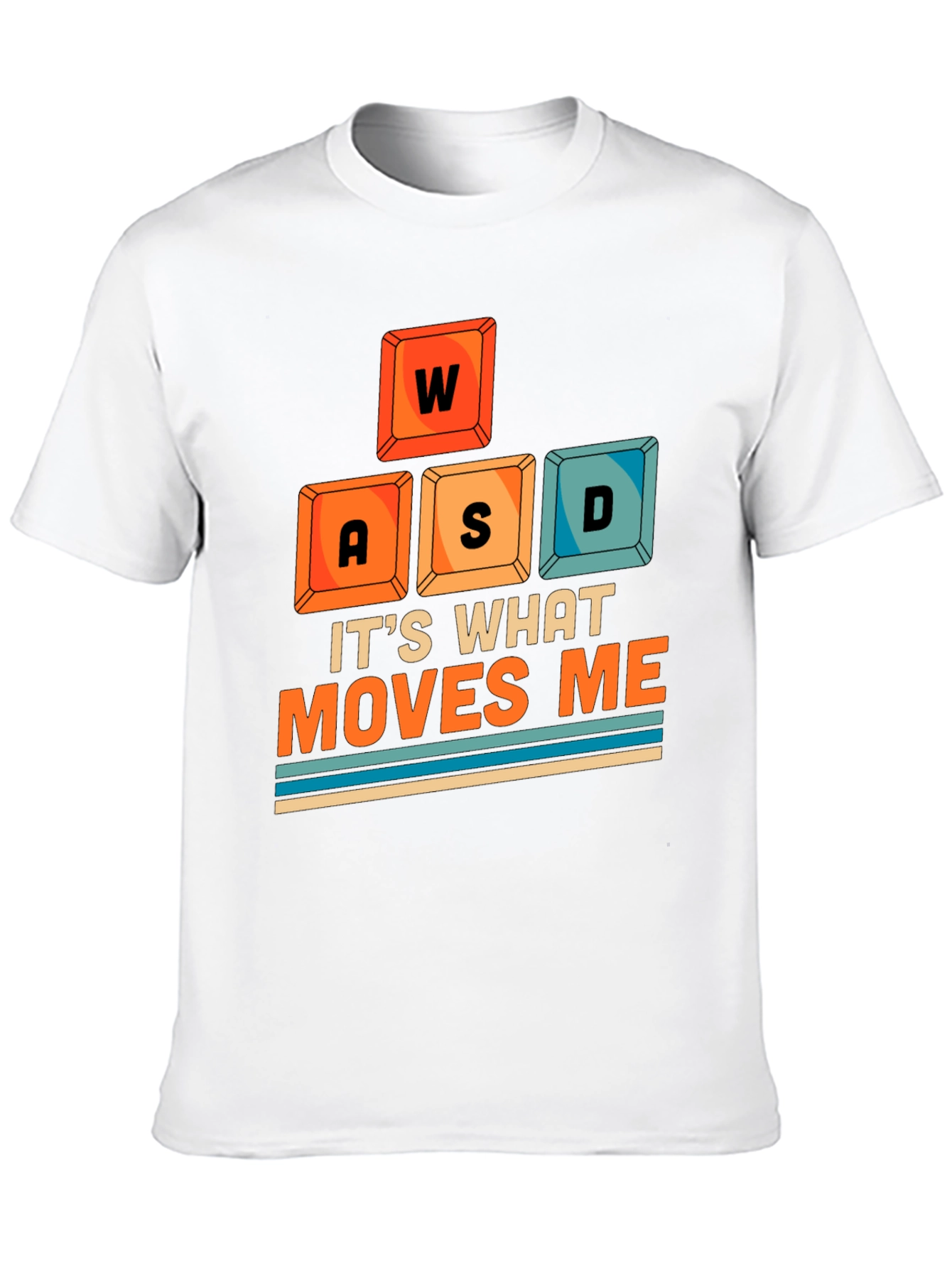 Gamer T-Shirt WASD Moves Me