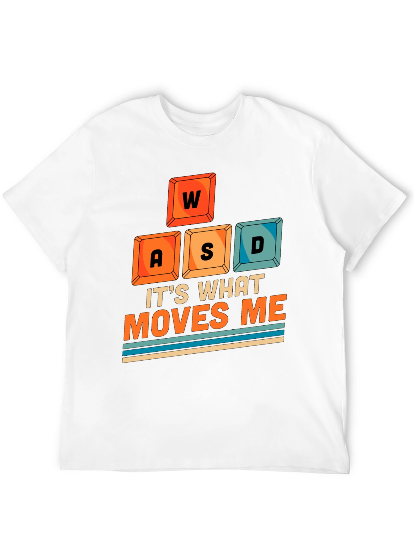 Gamer T-Shirt WASD Moves Me