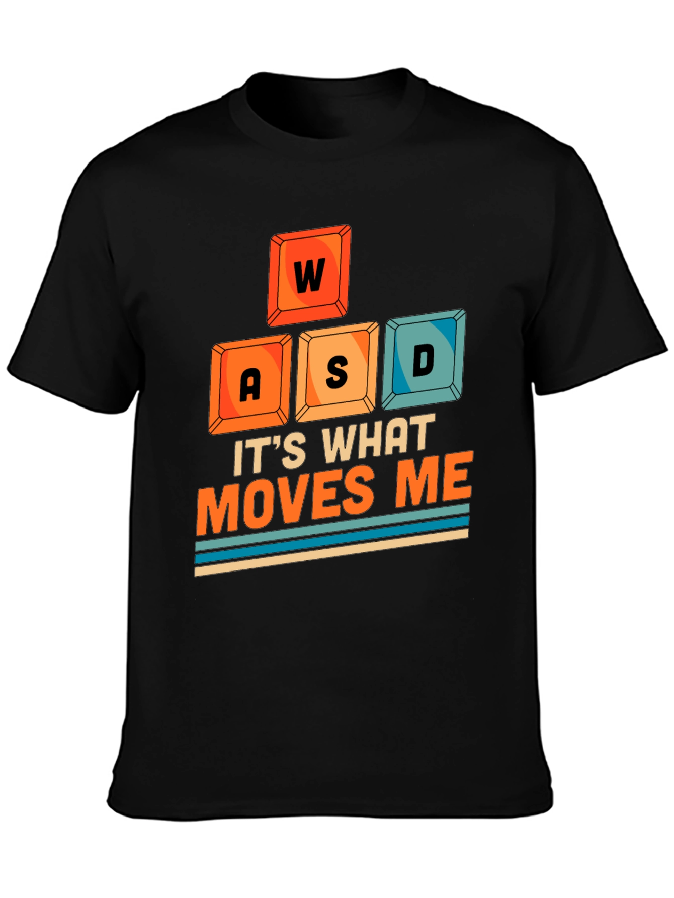 Gamer T-Shirt WASD Moves Me
