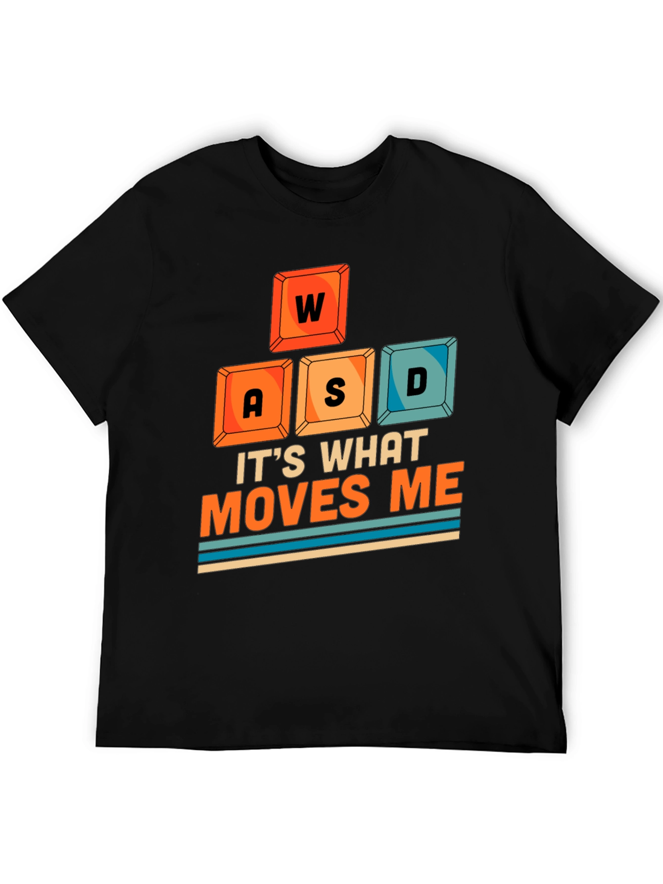 Gamer T-Shirt WASD Moves Me