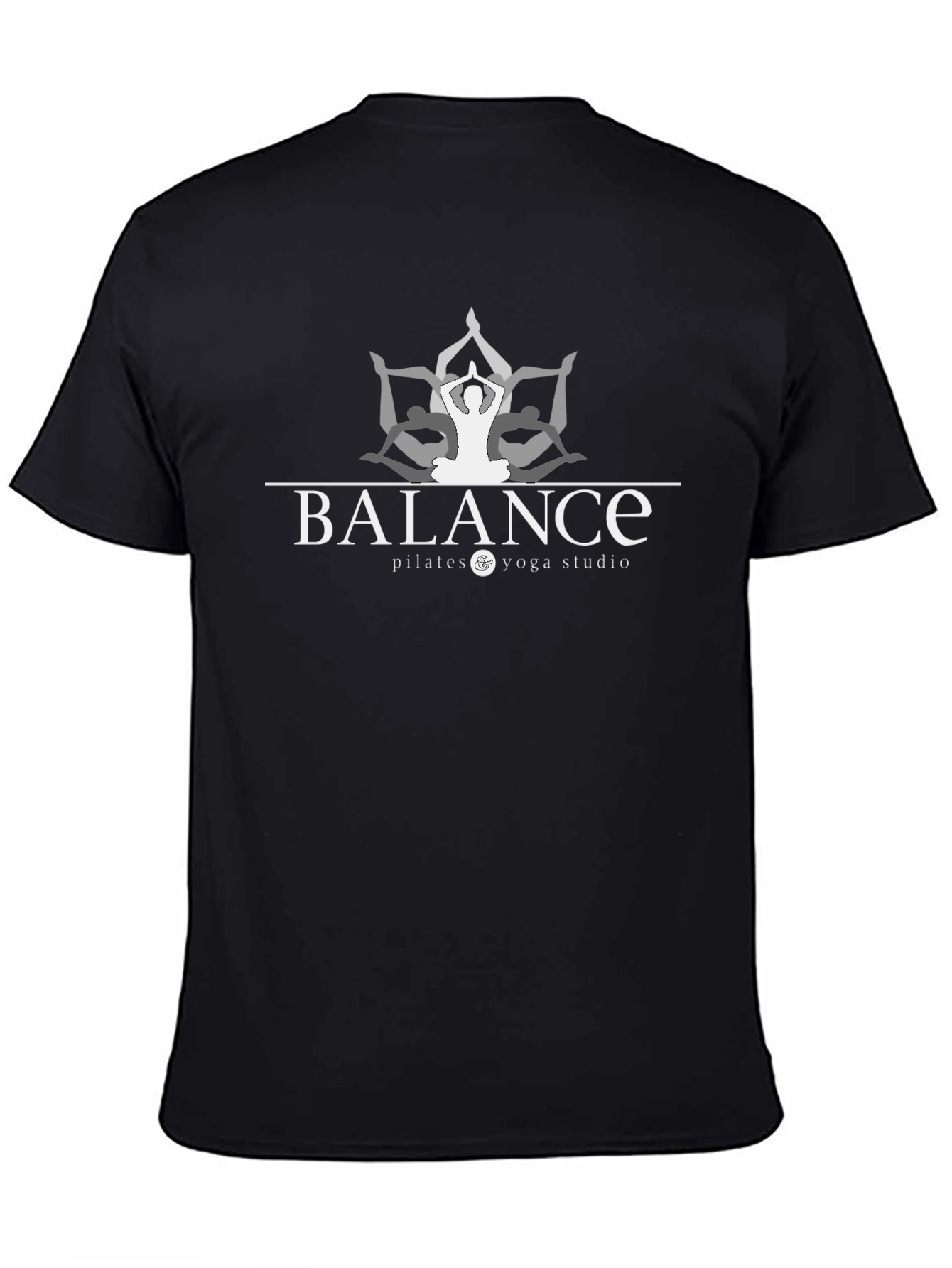 Balance Pilates Yoga Studio T-Shirt - Black
