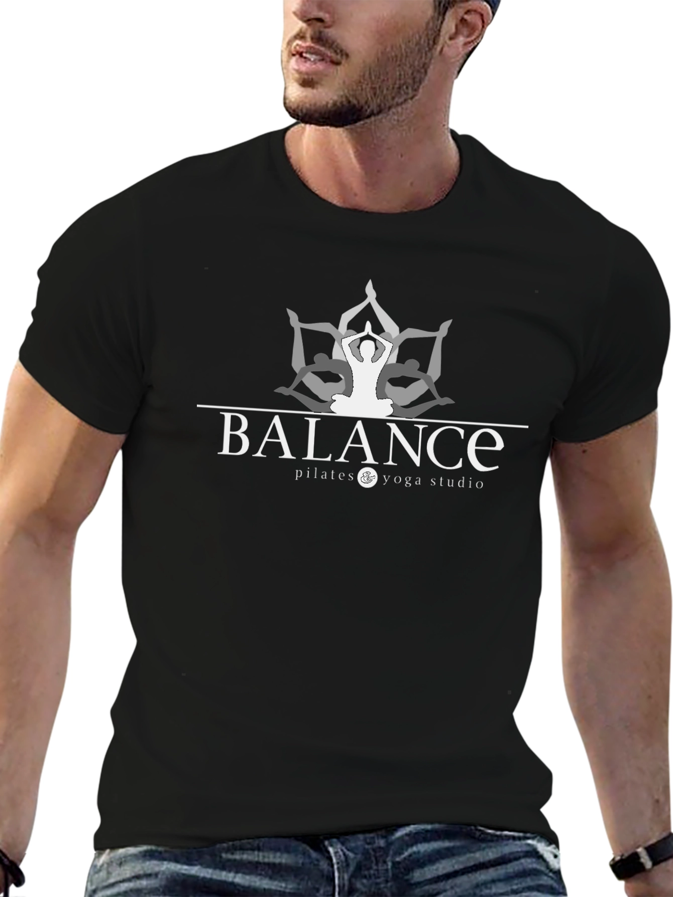 Balance Pilates Yoga Studio T-Shirt - Black