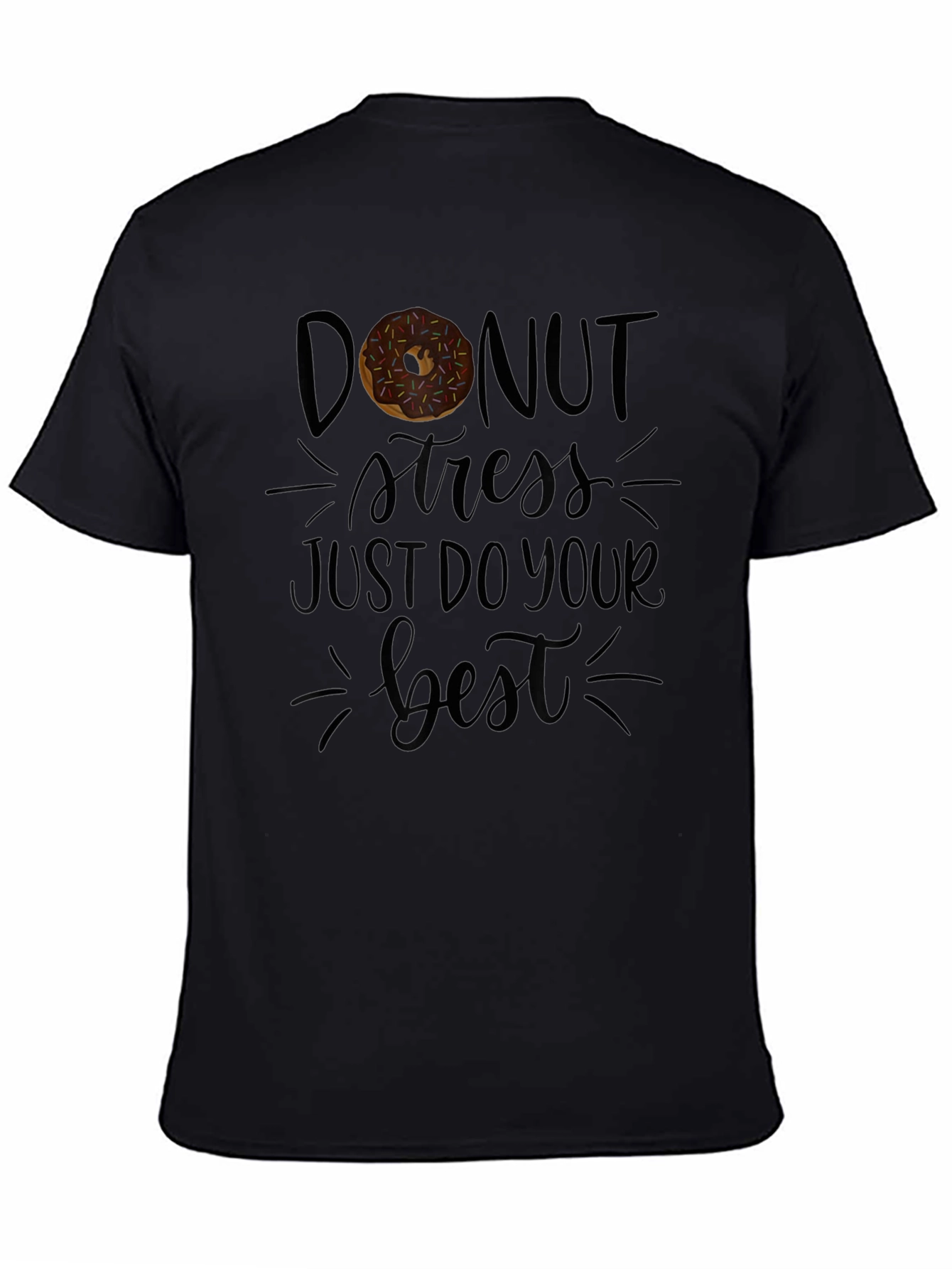 Donut Stress T-Shirt Funny Graphic Tee