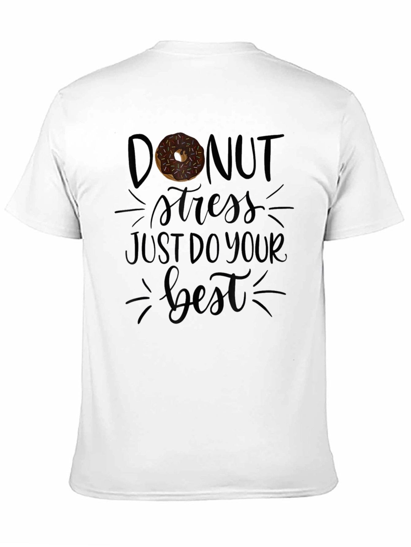Donut Stress T-Shirt Funny Graphic Tee