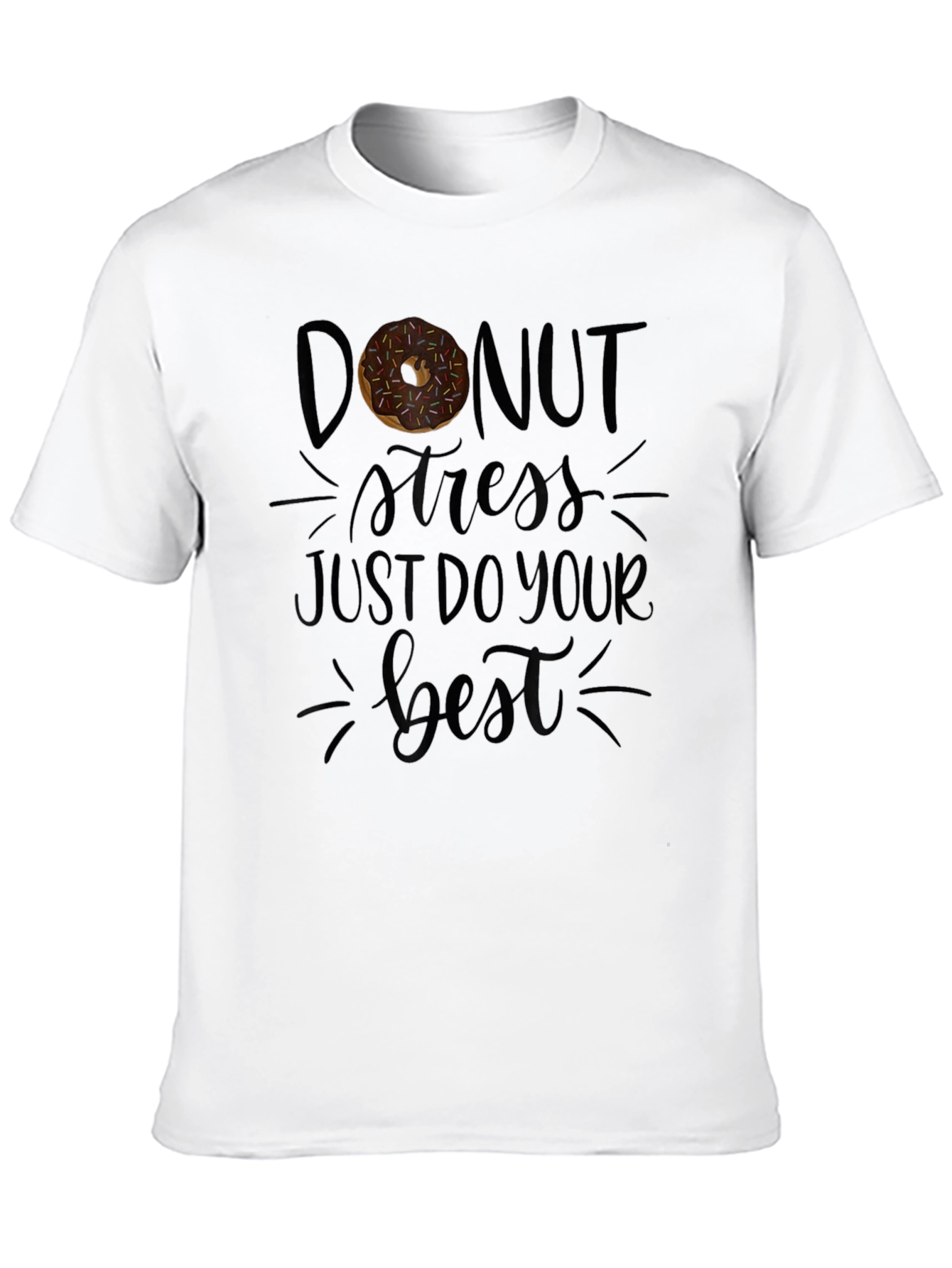 Donut Stress T-Shirt Funny Graphic Tee