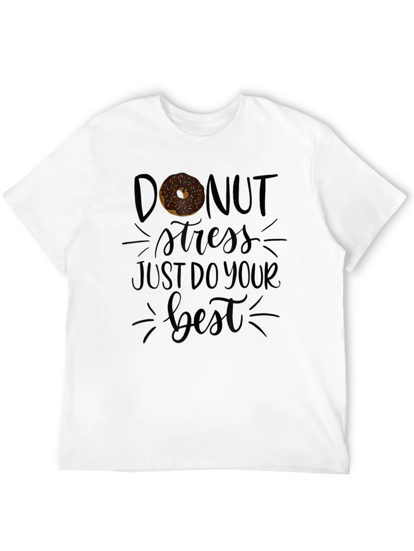 Donut Stress T-Shirt Funny Graphic Tee
