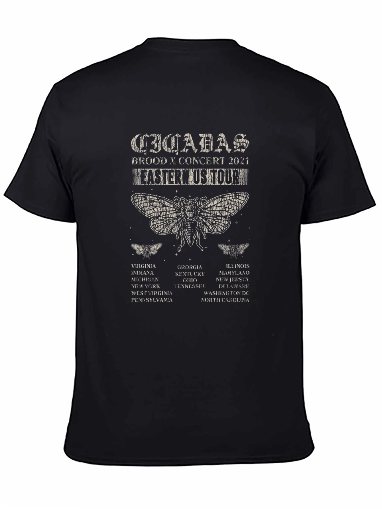 Cicadas Brood X Concert 2021 T-Shirt