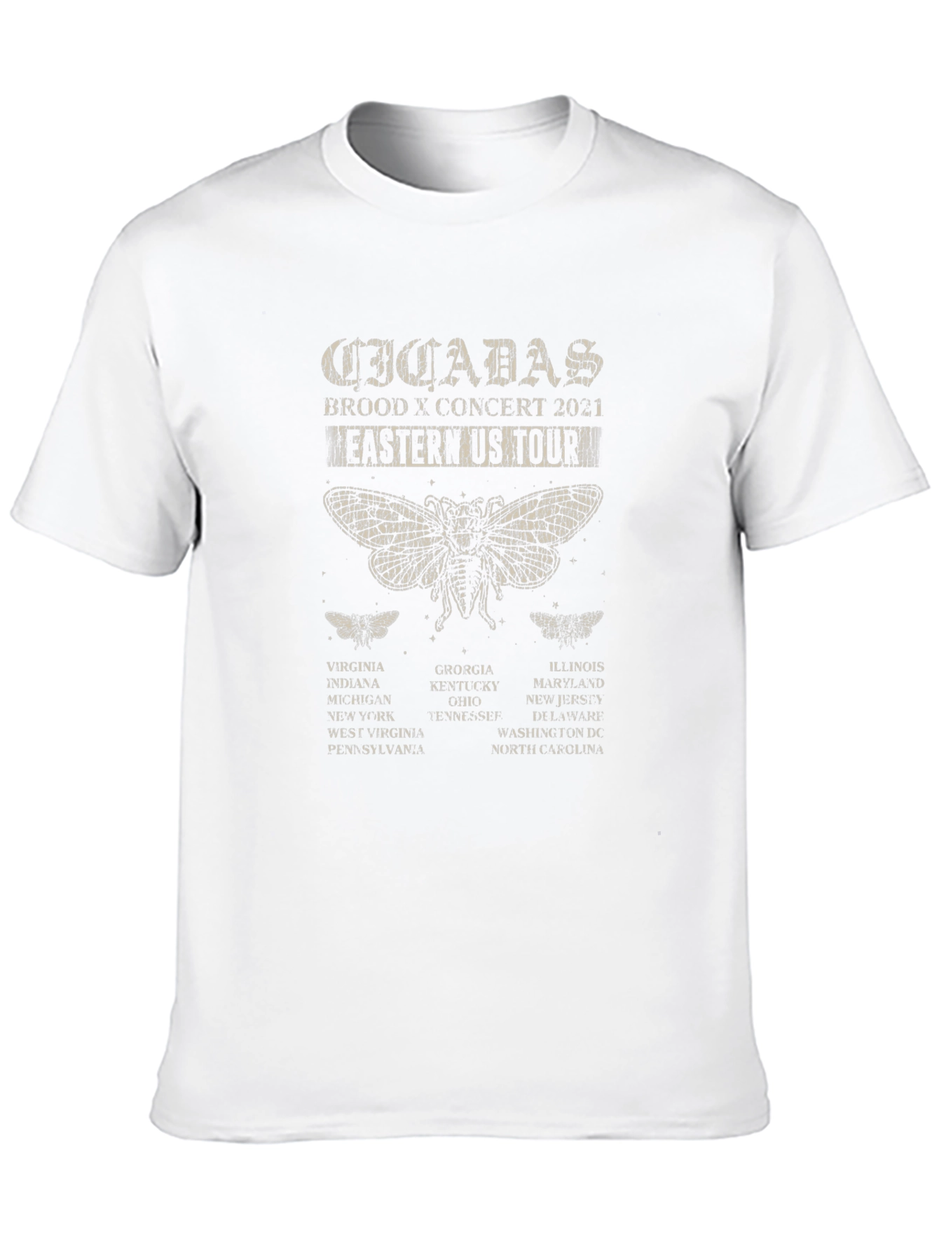 Cicadas Brood X Concert 2021 T-Shirt