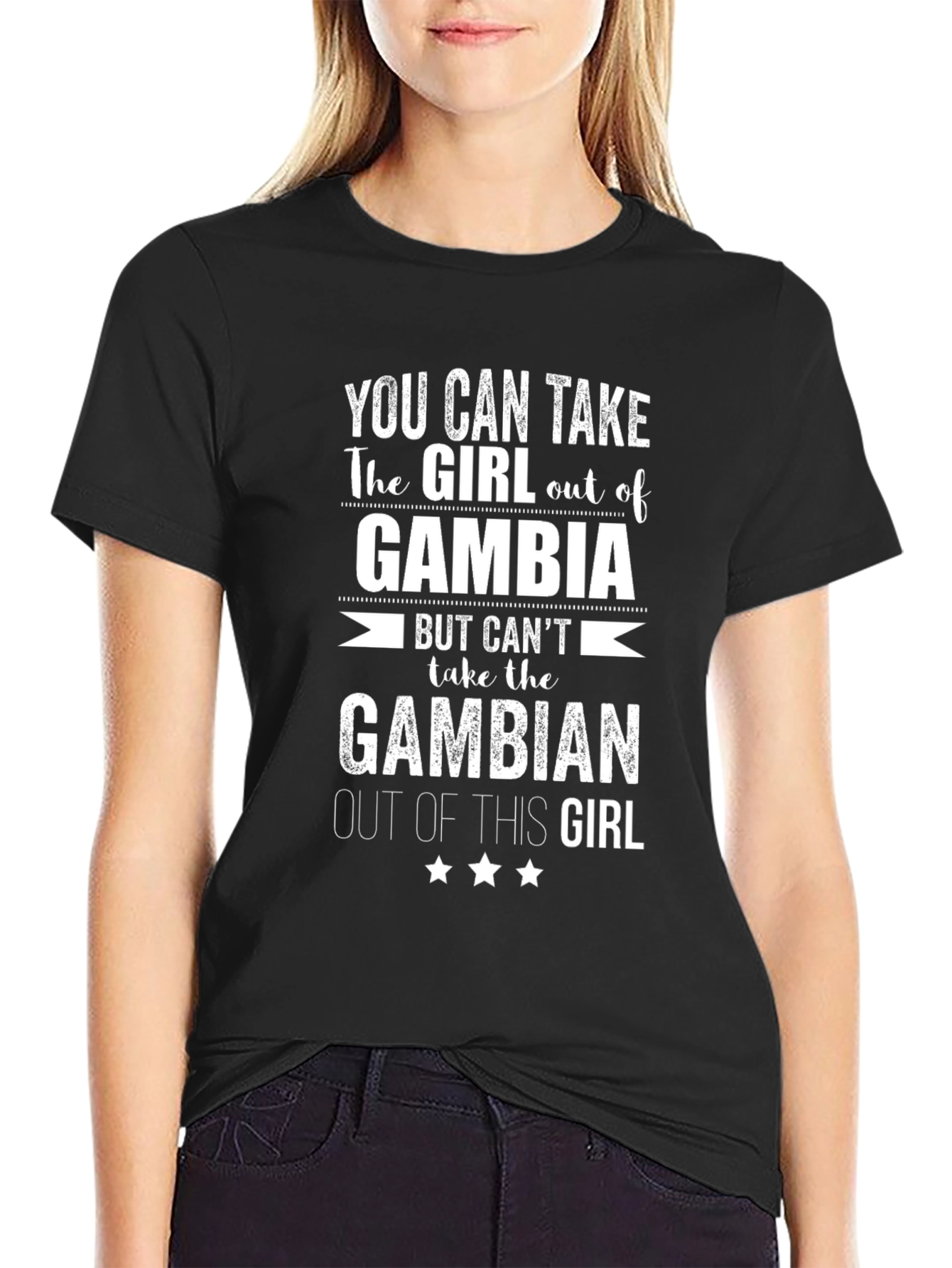 Gambian Girl T-Shirt - Pride of Gambia