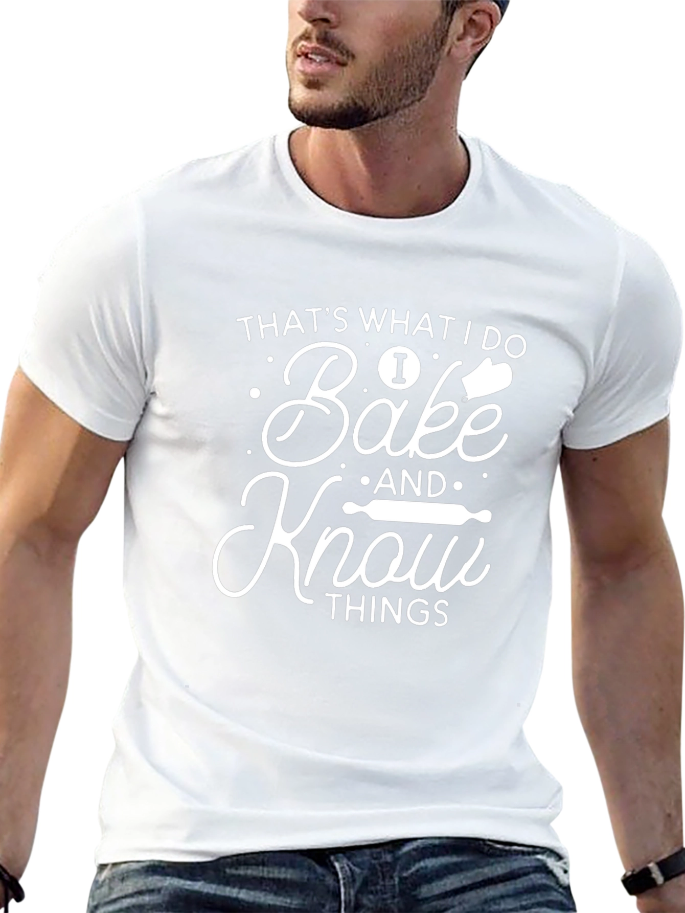 Bake and Know Things Black T-Shirt