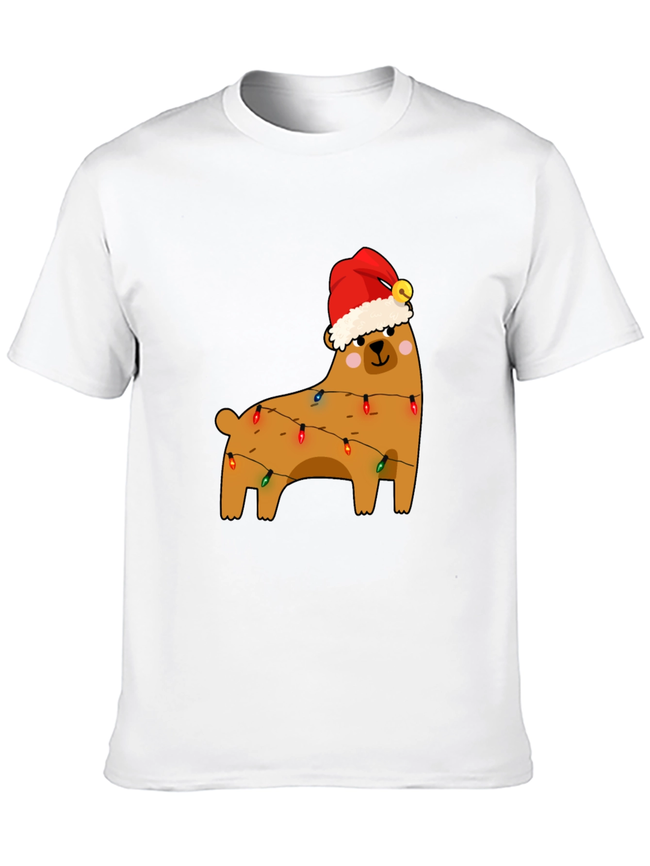 Festive Bear Christmas Lights T-Shirt
