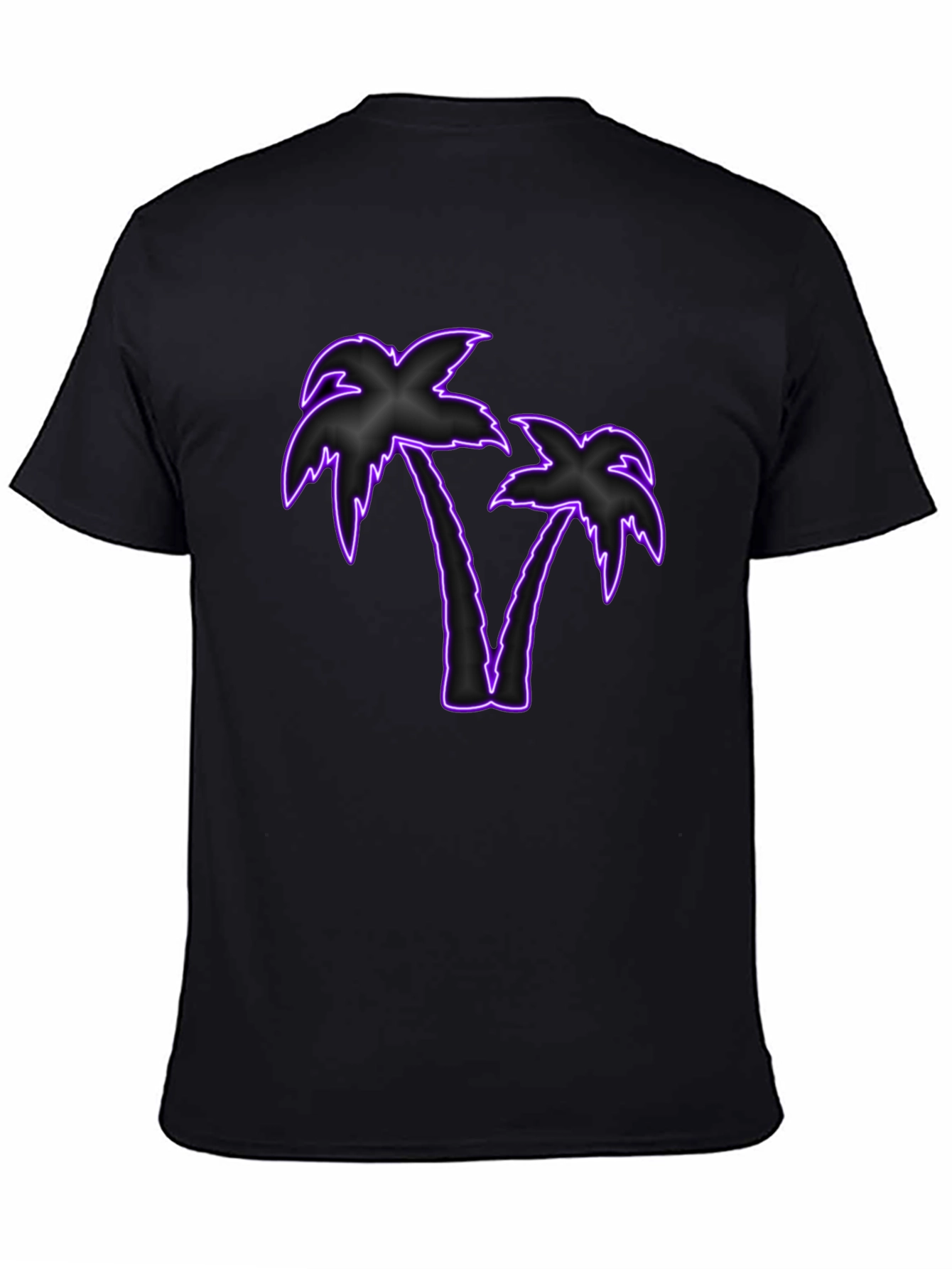Neon Palm Tree Graphic T-Shirt