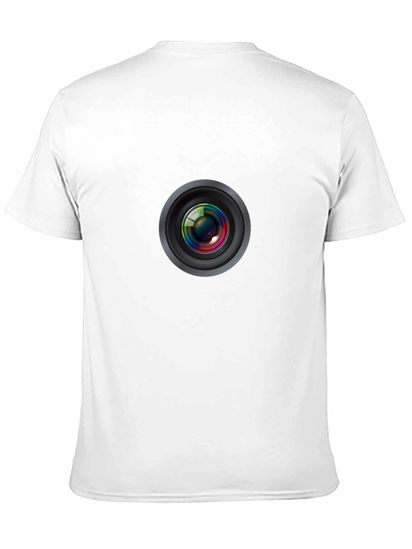Camera Lens Graphic Tee - Mens Black T-Shirt