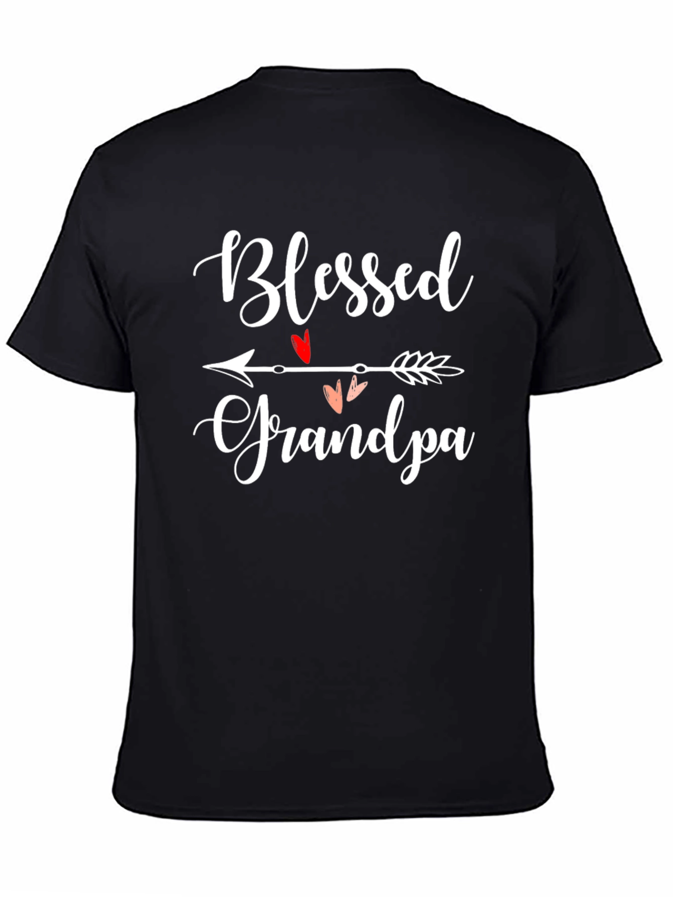 Blessed Grandpa T-Shirt - Arrow Heart Design