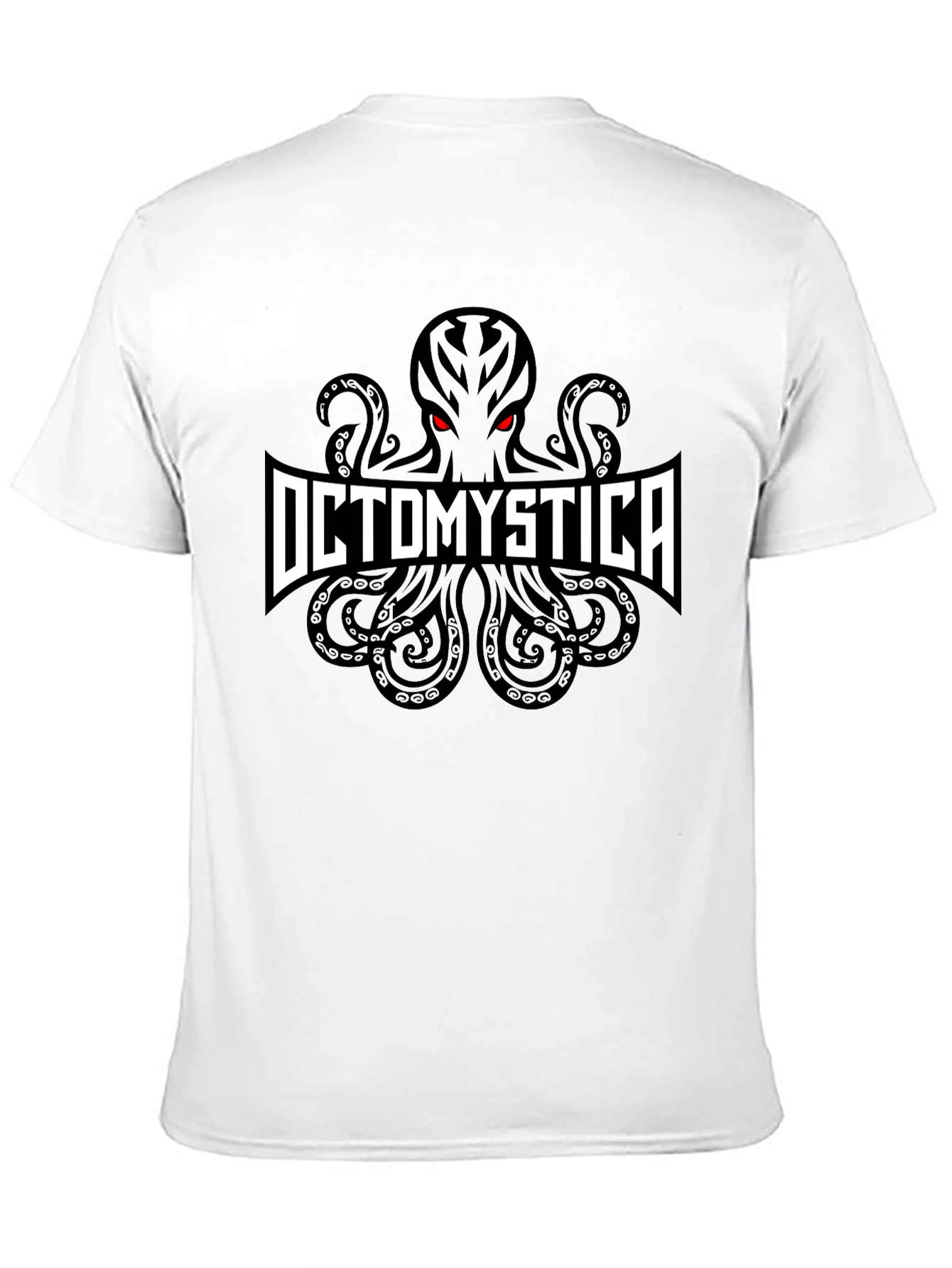 Octomystica Graphic Print Black T-Shirt