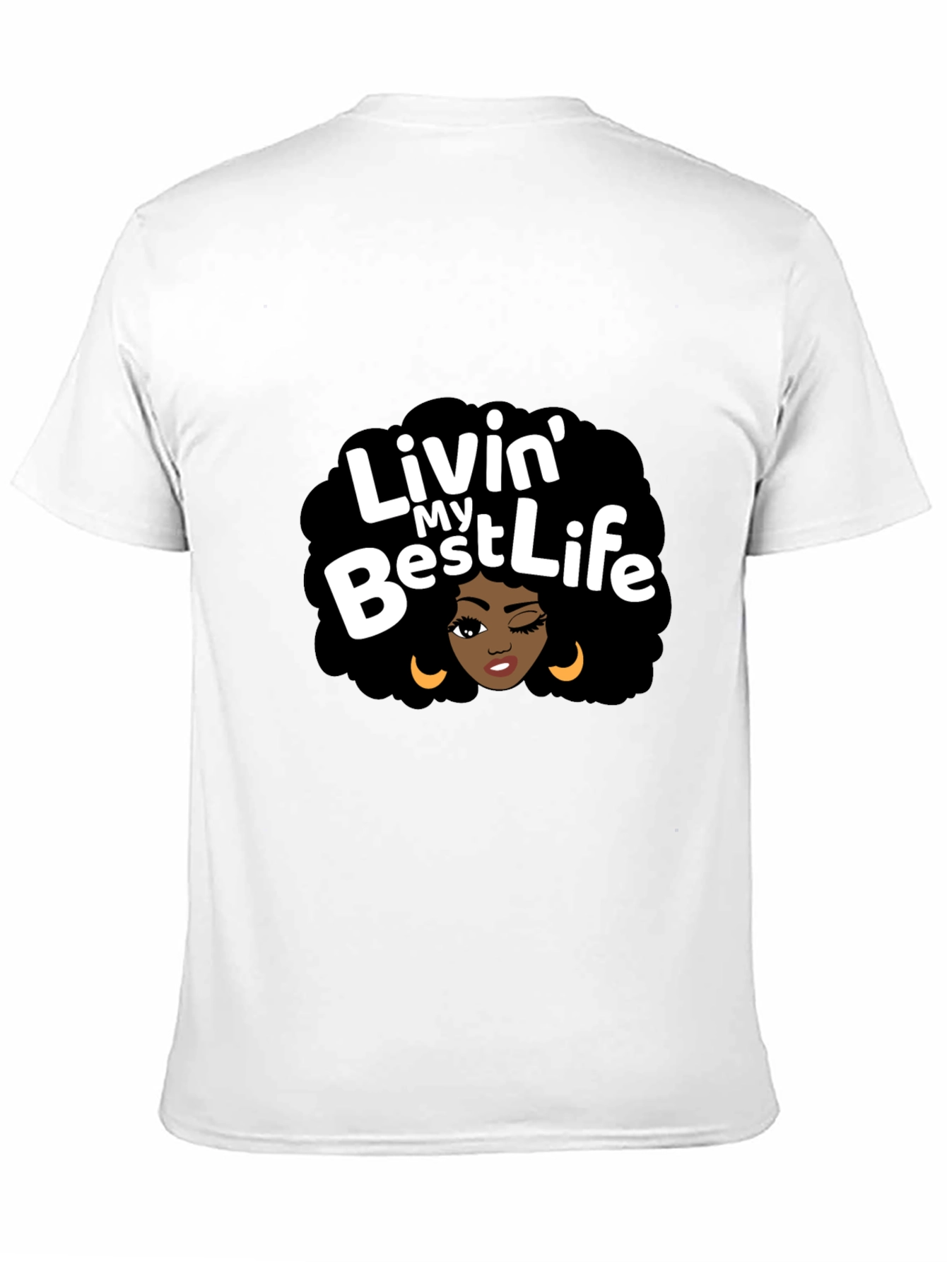 Livin My Best Life Black T-Shirt
