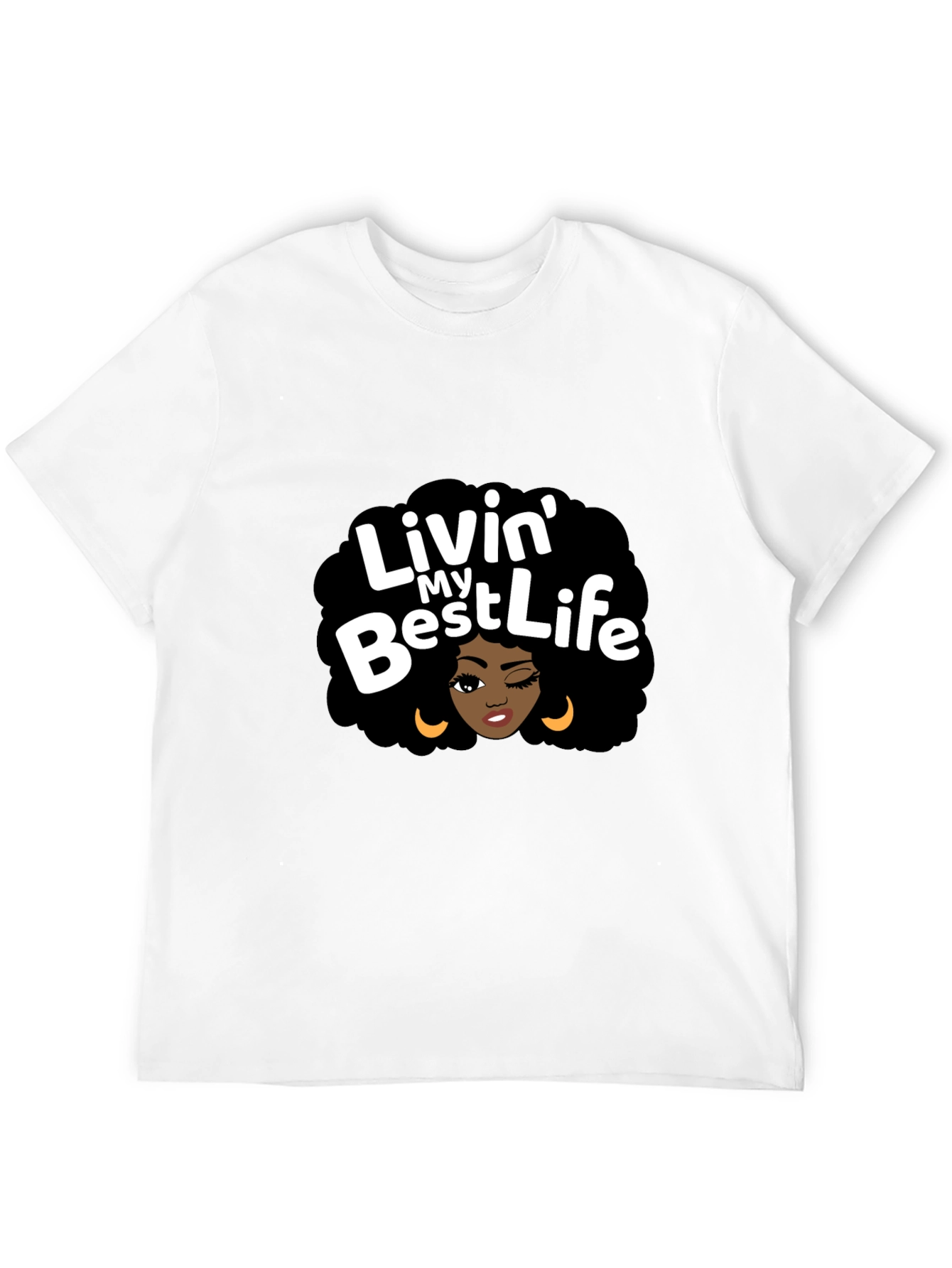 Livin My Best Life Black T-Shirt