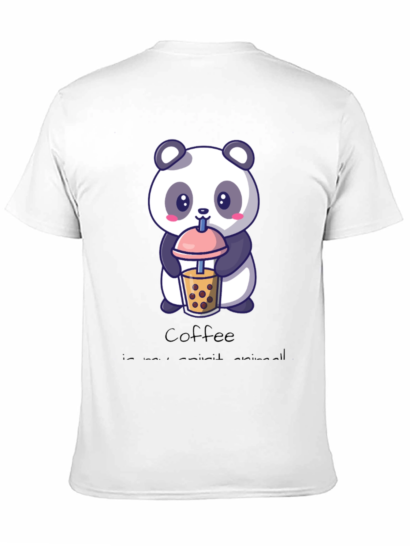 Cute Panda Coffee Lover T-Shirt