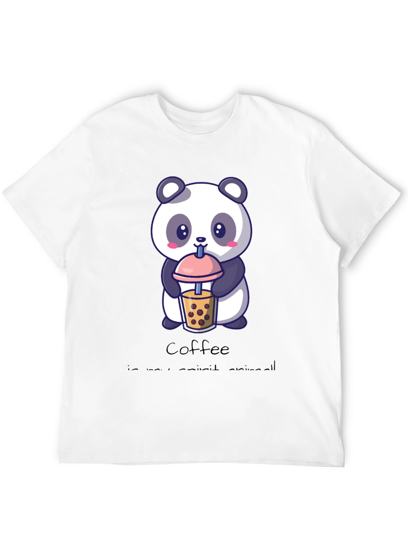 Cute Panda Coffee Lover T-Shirt