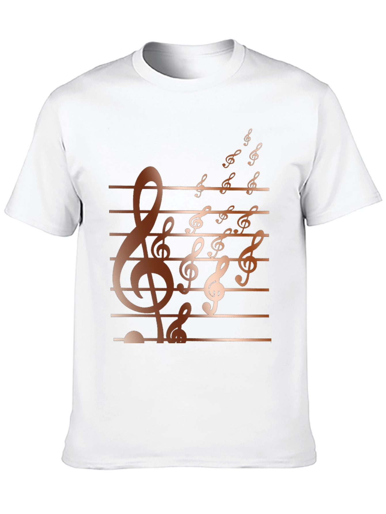 Musical Note Black T-Shirt