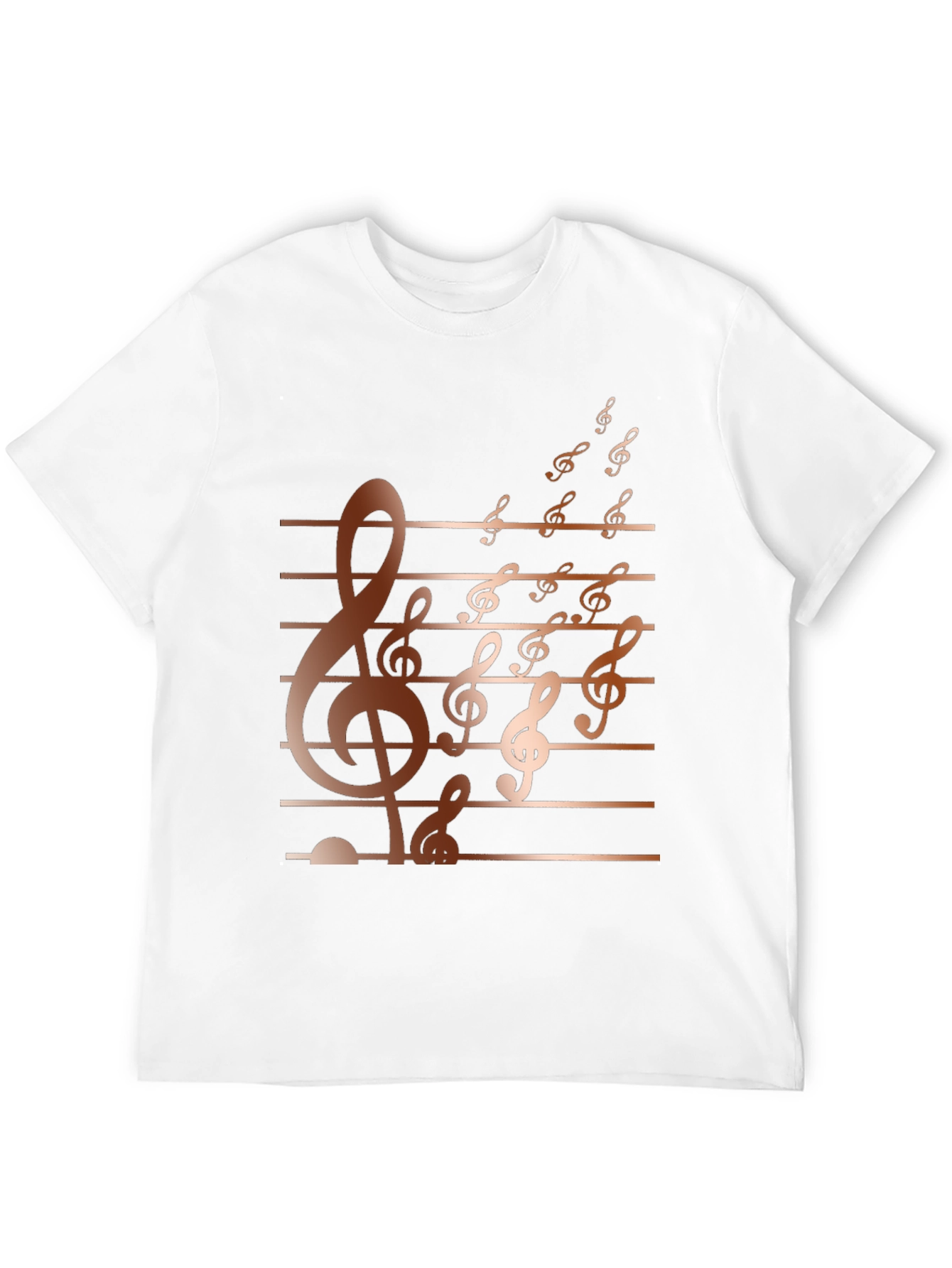 Musical Note Black T-Shirt