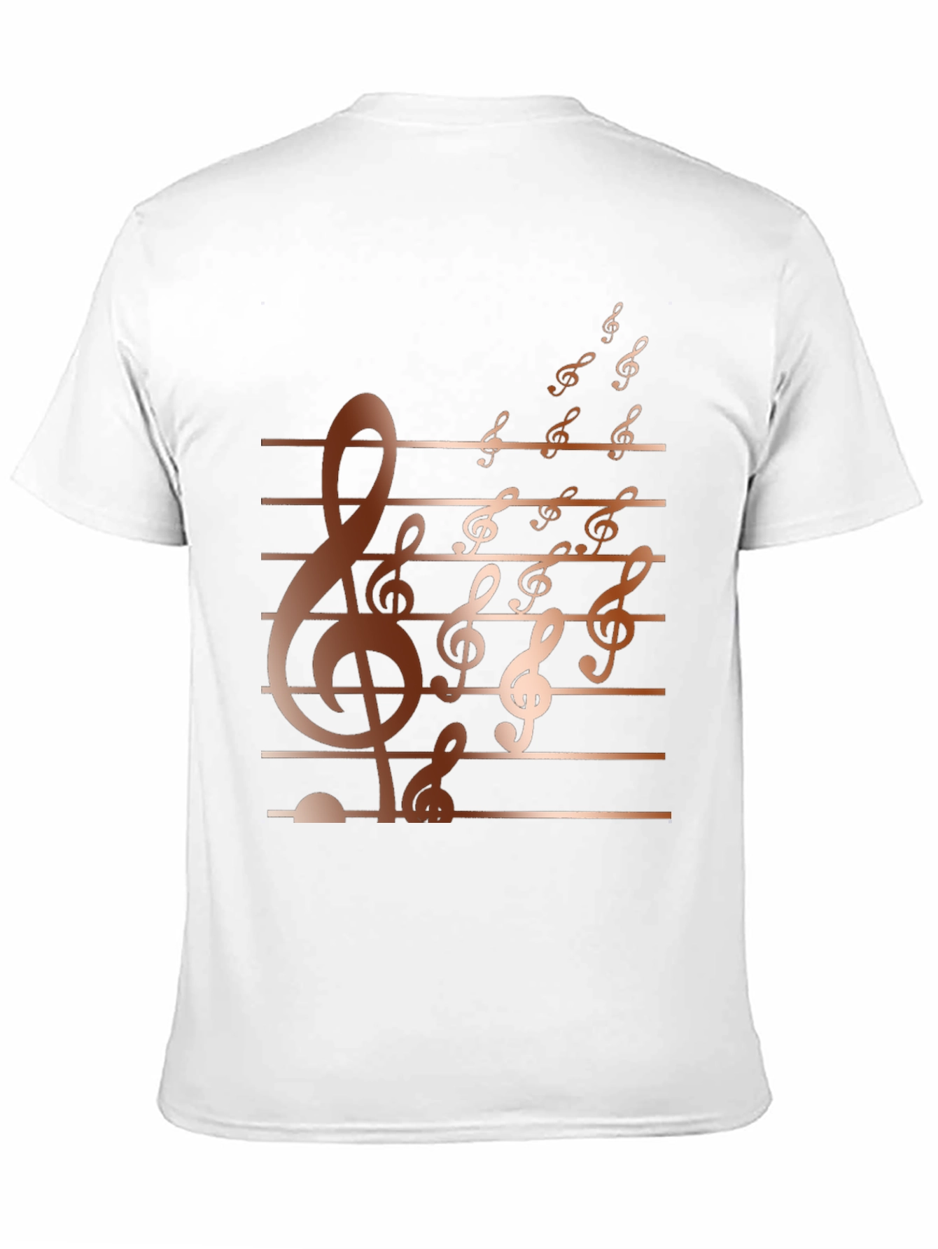 Musical Note Black T-Shirt