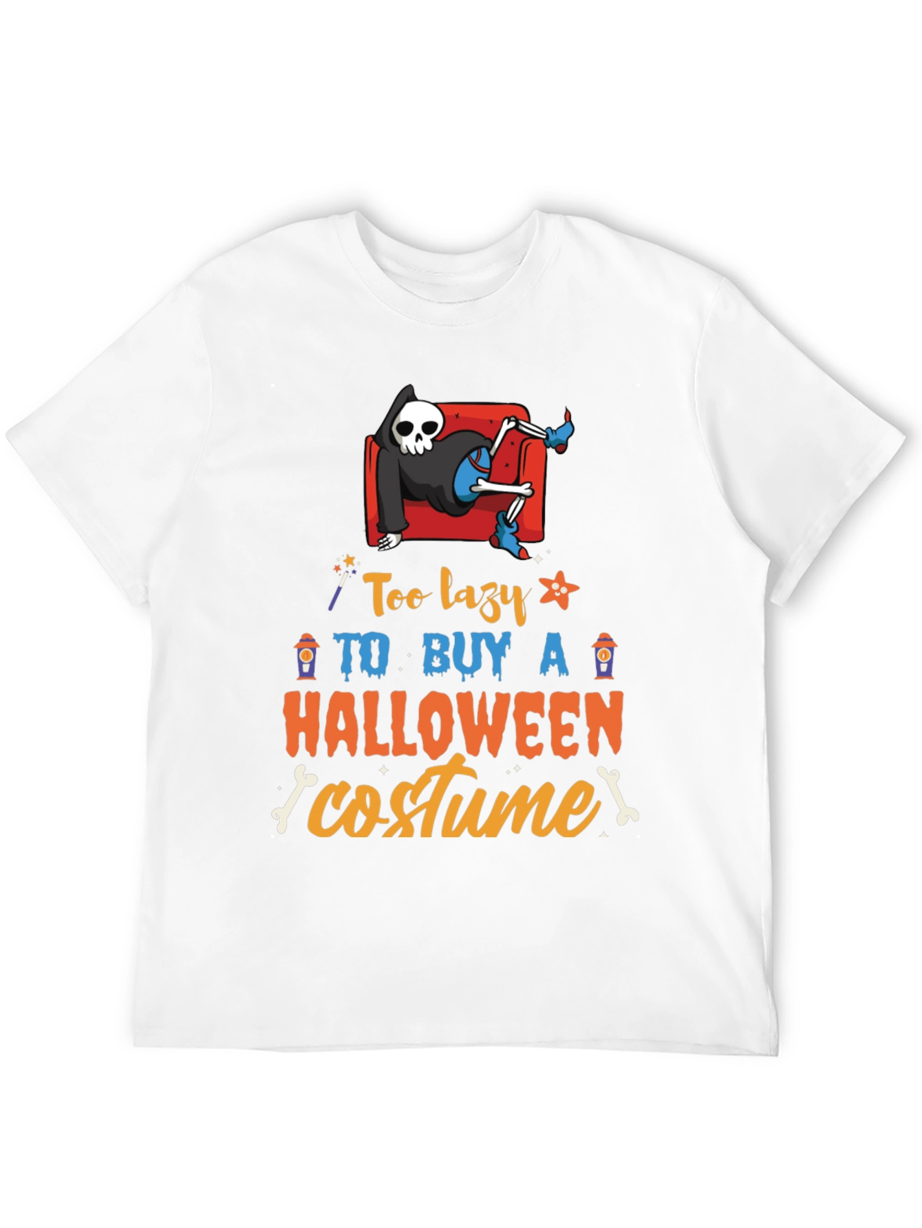Lazy Halloween Costume T-Shirt