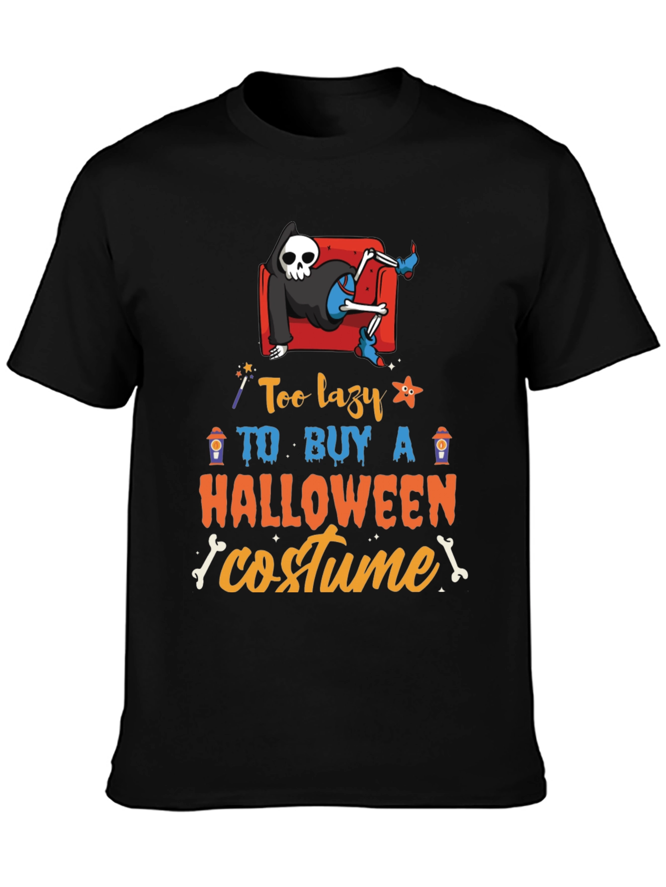 Lazy Halloween Costume T-Shirt