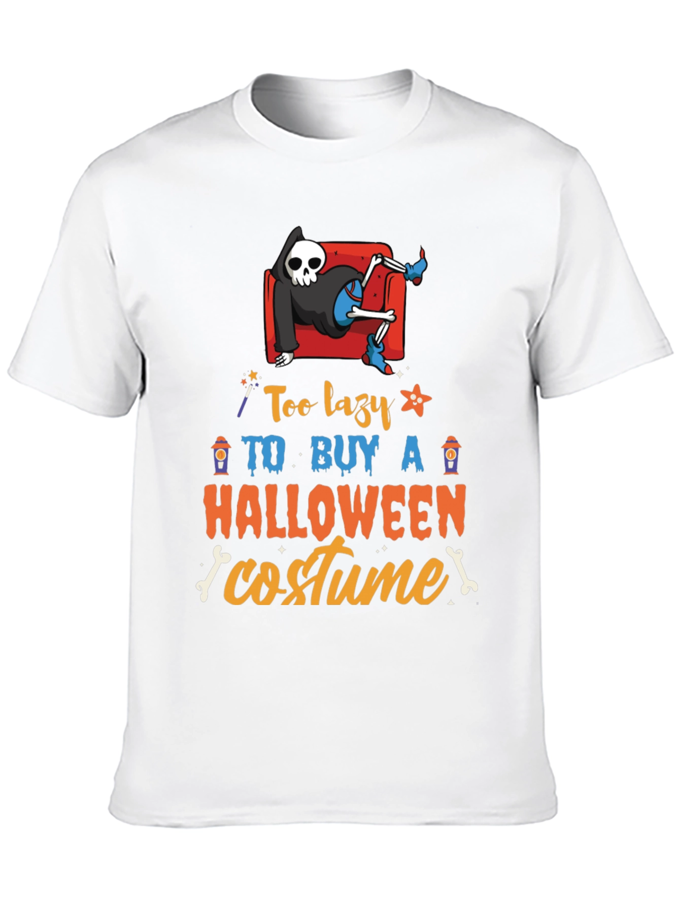 Lazy Halloween Costume T-Shirt