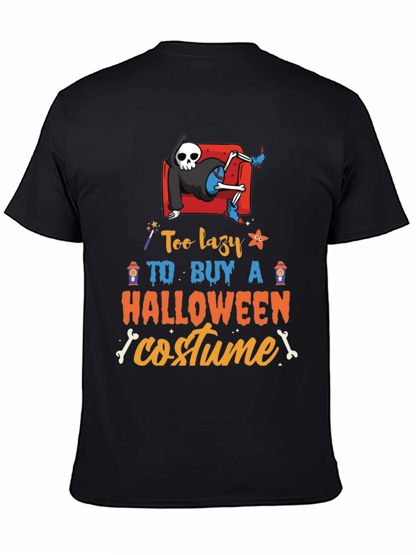 Lazy Halloween Costume T-Shirt
