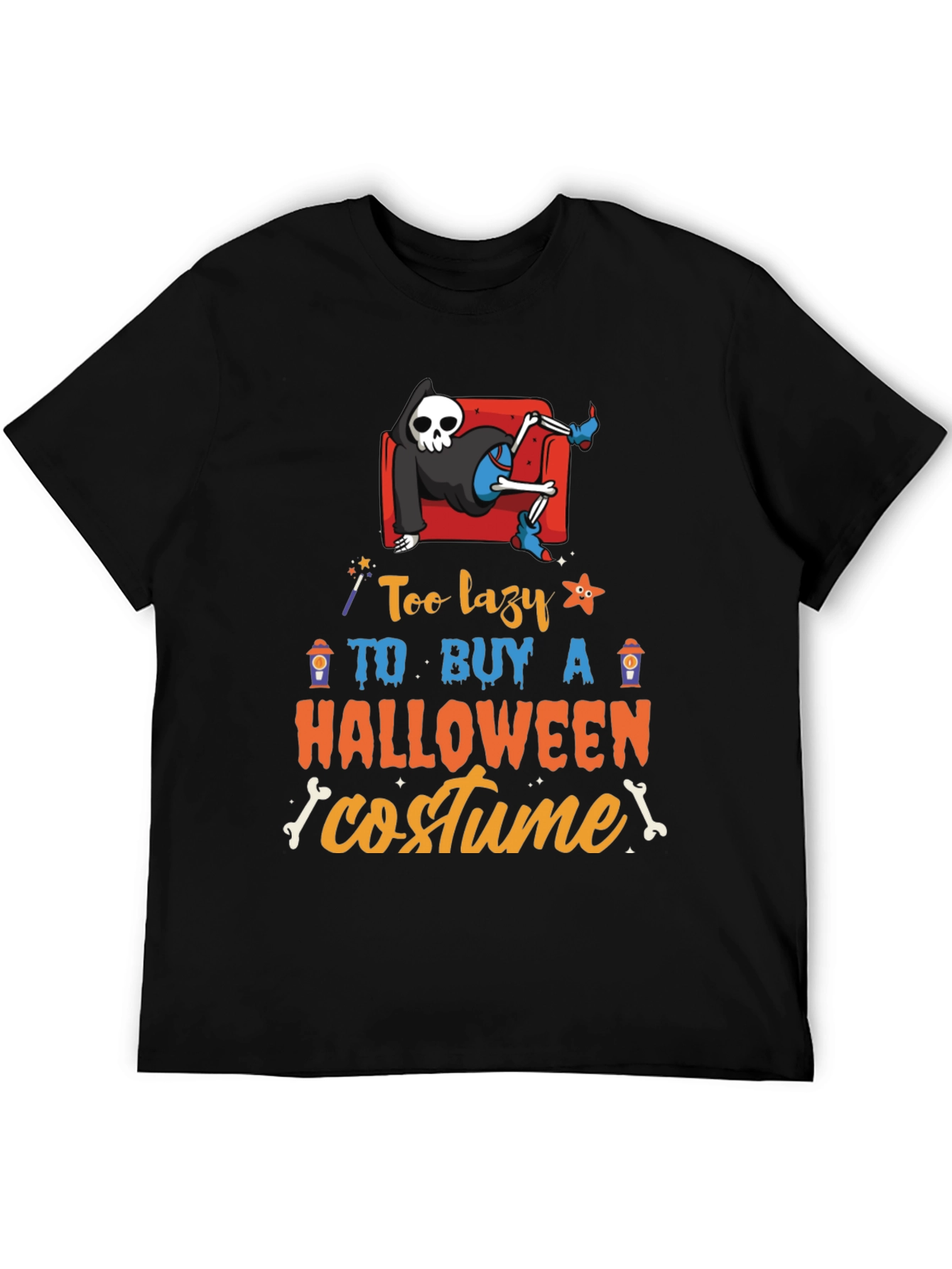 Lazy Halloween Costume T-Shirt