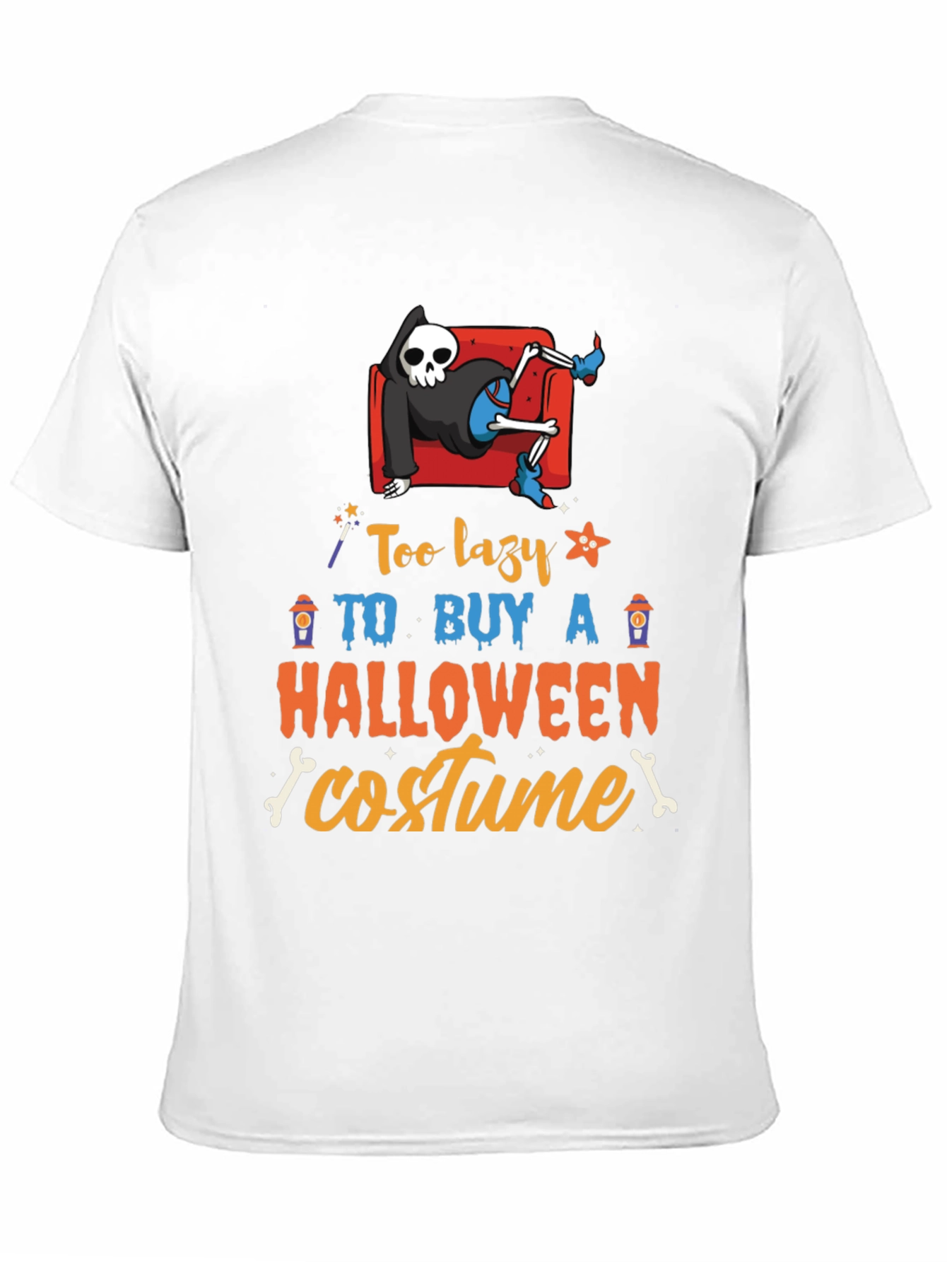 Lazy Halloween Costume T-Shirt
