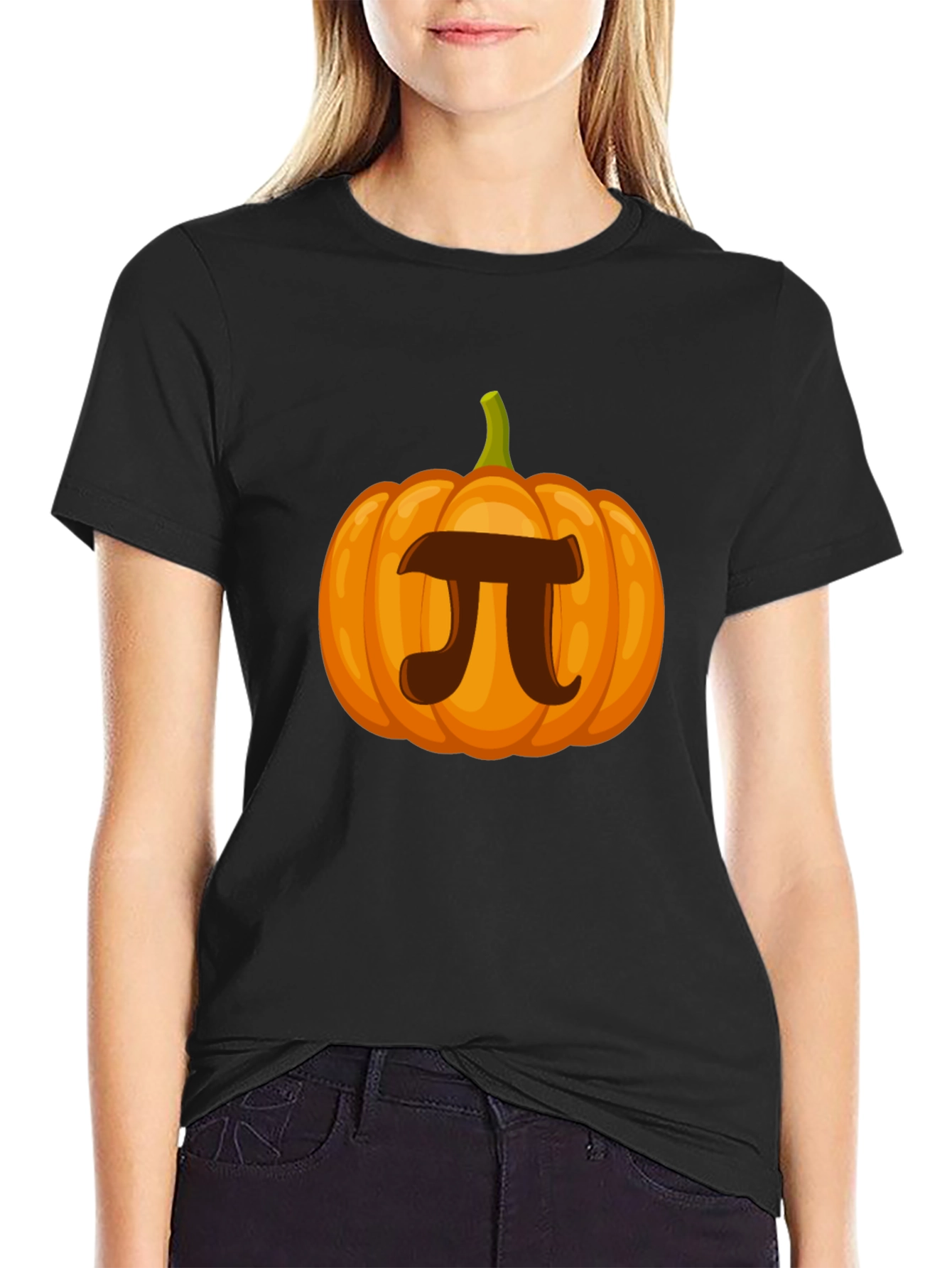 Pumpkin Pi Halloween T-Shirt - Math Pun