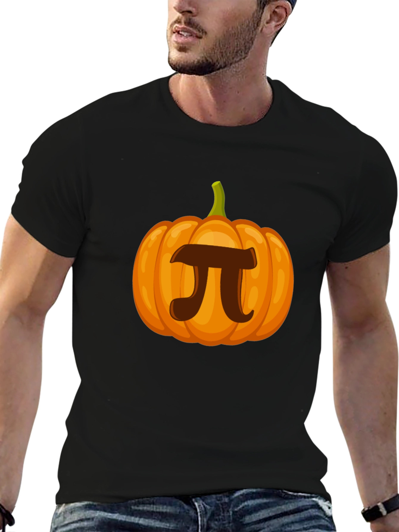 Pumpkin Pi Halloween T-Shirt - Math Pun