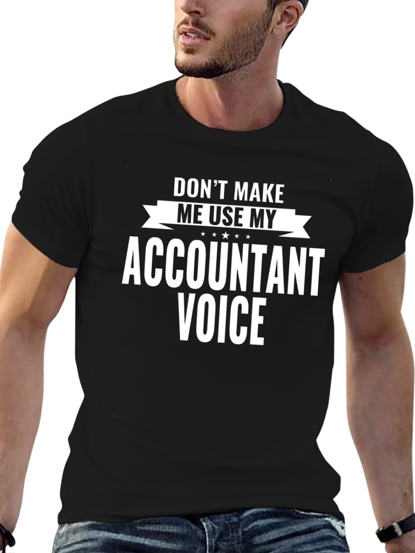 Accountant Voice Funny Graphic T-Shirt