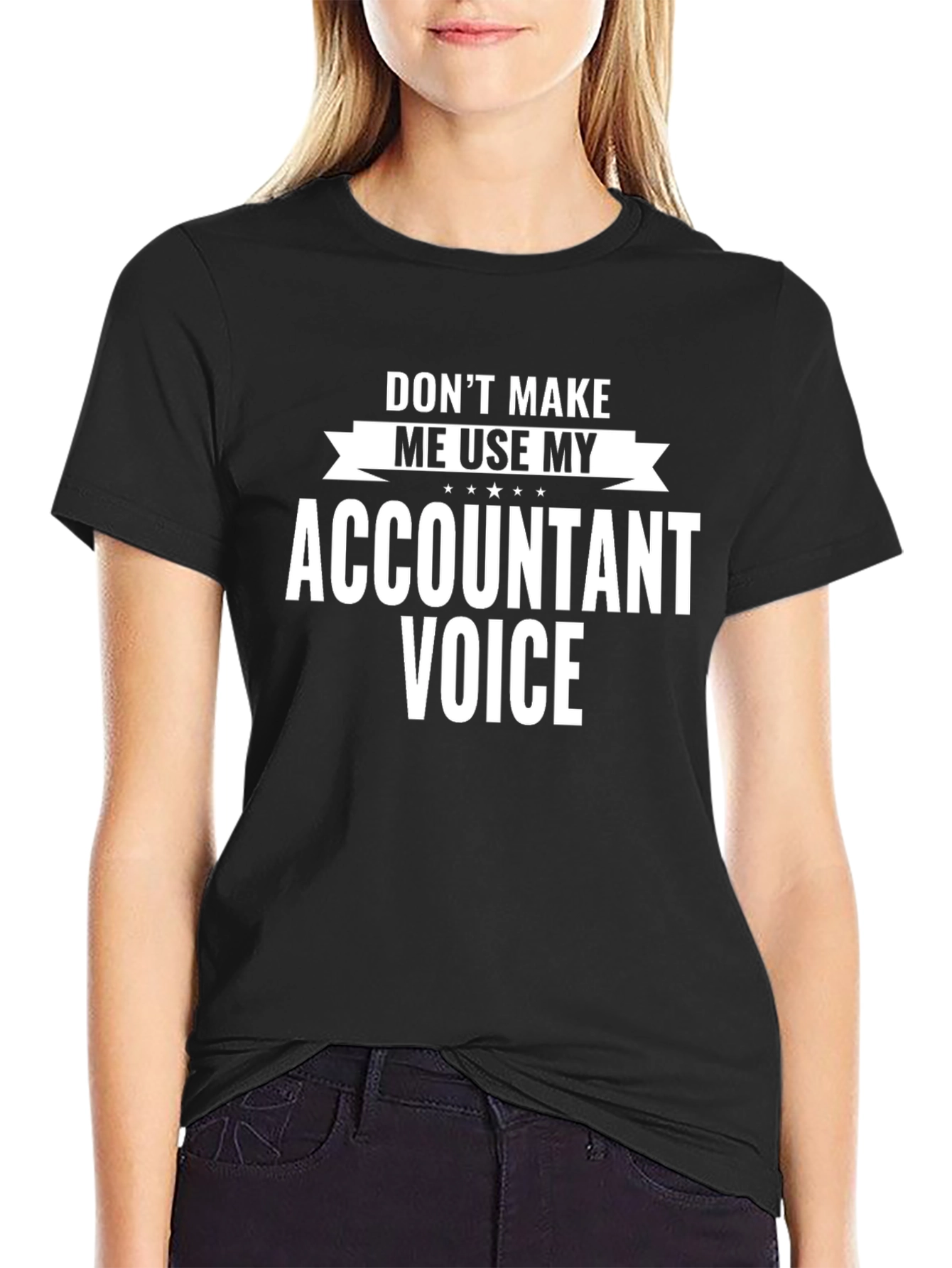 Accountant Voice Funny Graphic T-Shirt