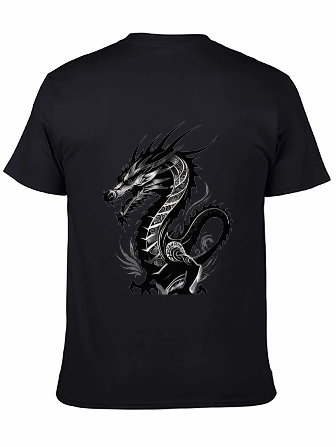 Dragon Graphic T-Shirt - Black