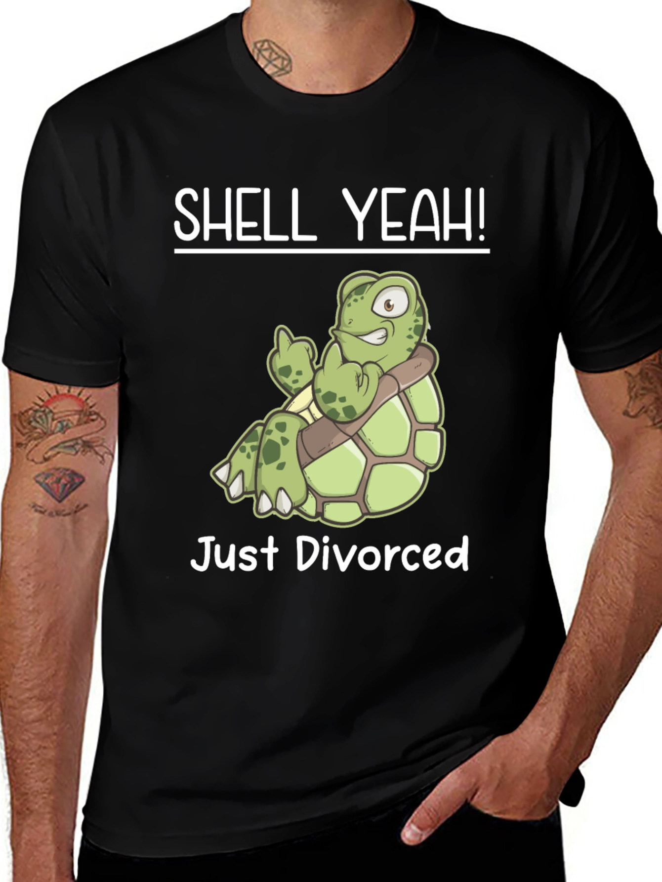 Shell Yeah! Just Divorced Turtle T-Shirt