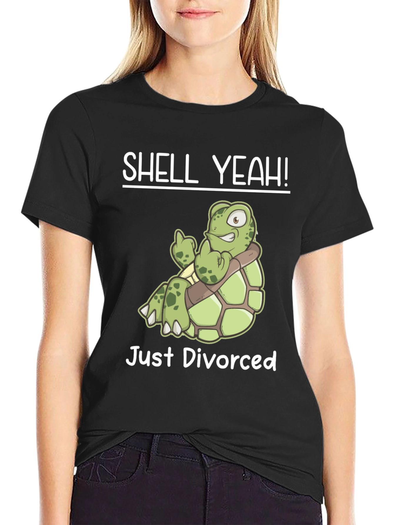 Shell Yeah! Just Divorced Turtle T-Shirt