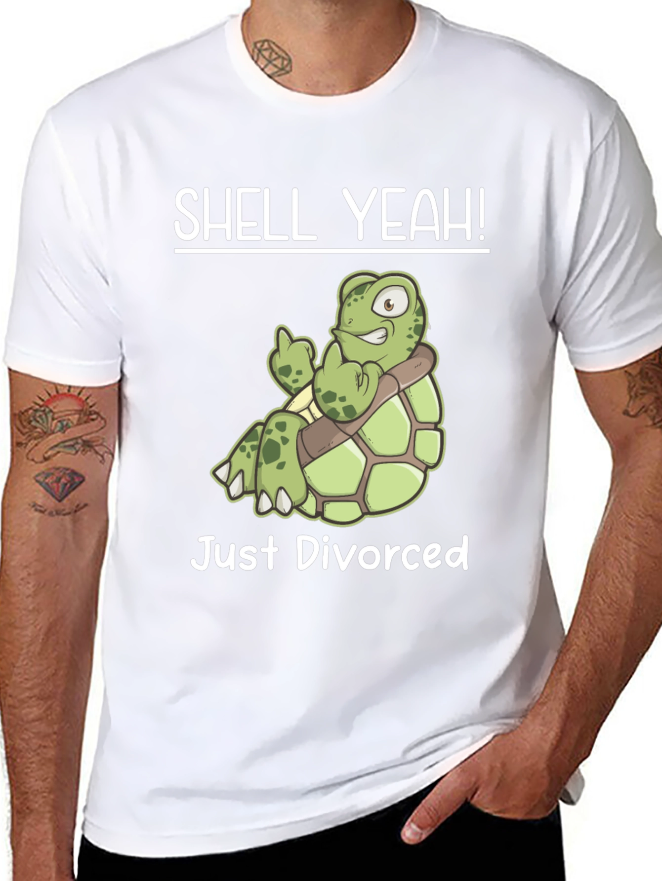 Shell Yeah! Just Divorced Turtle T-Shirt