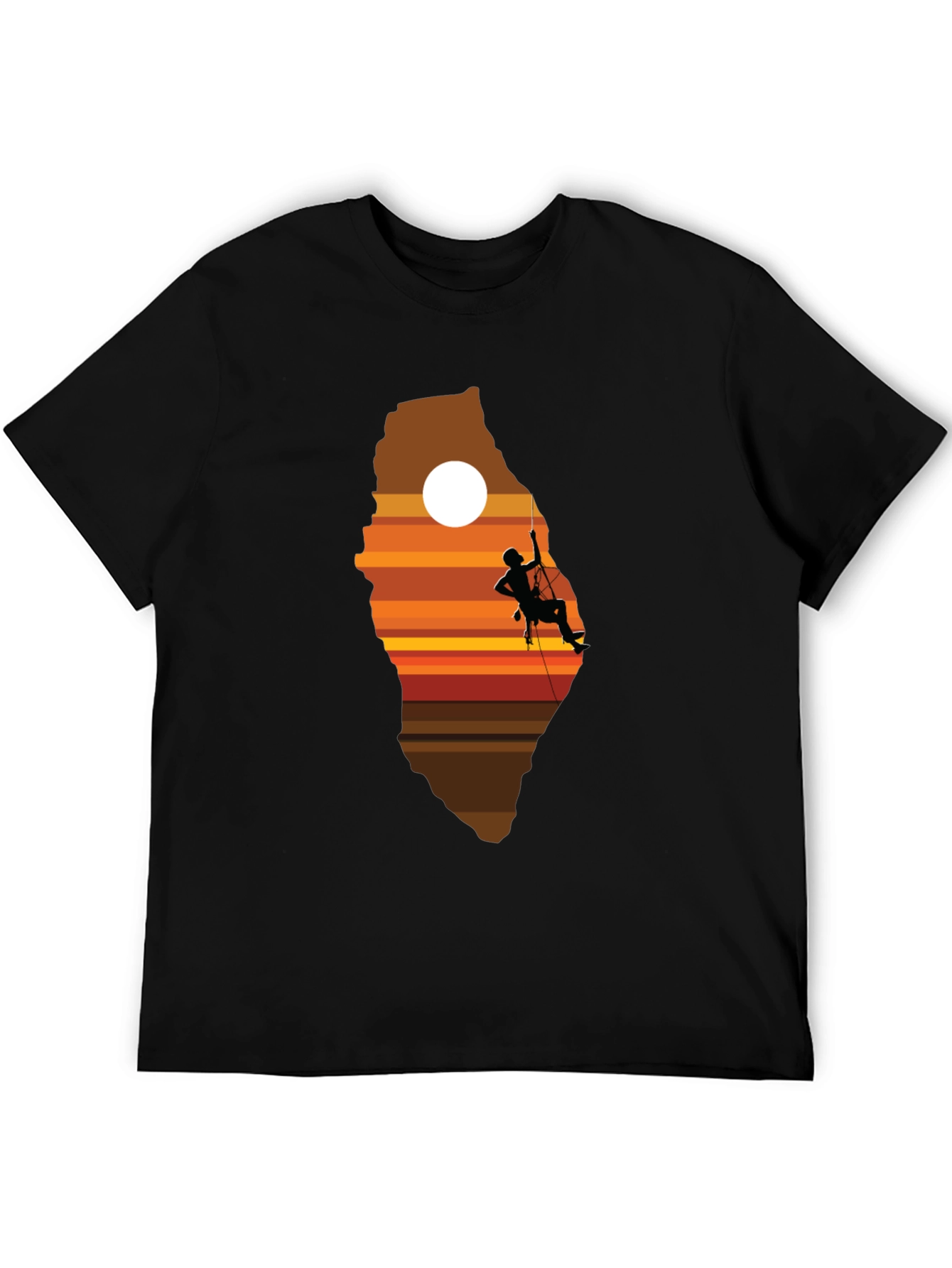 Climbing Sunset Graphic T-Shirt - Adventure Ready