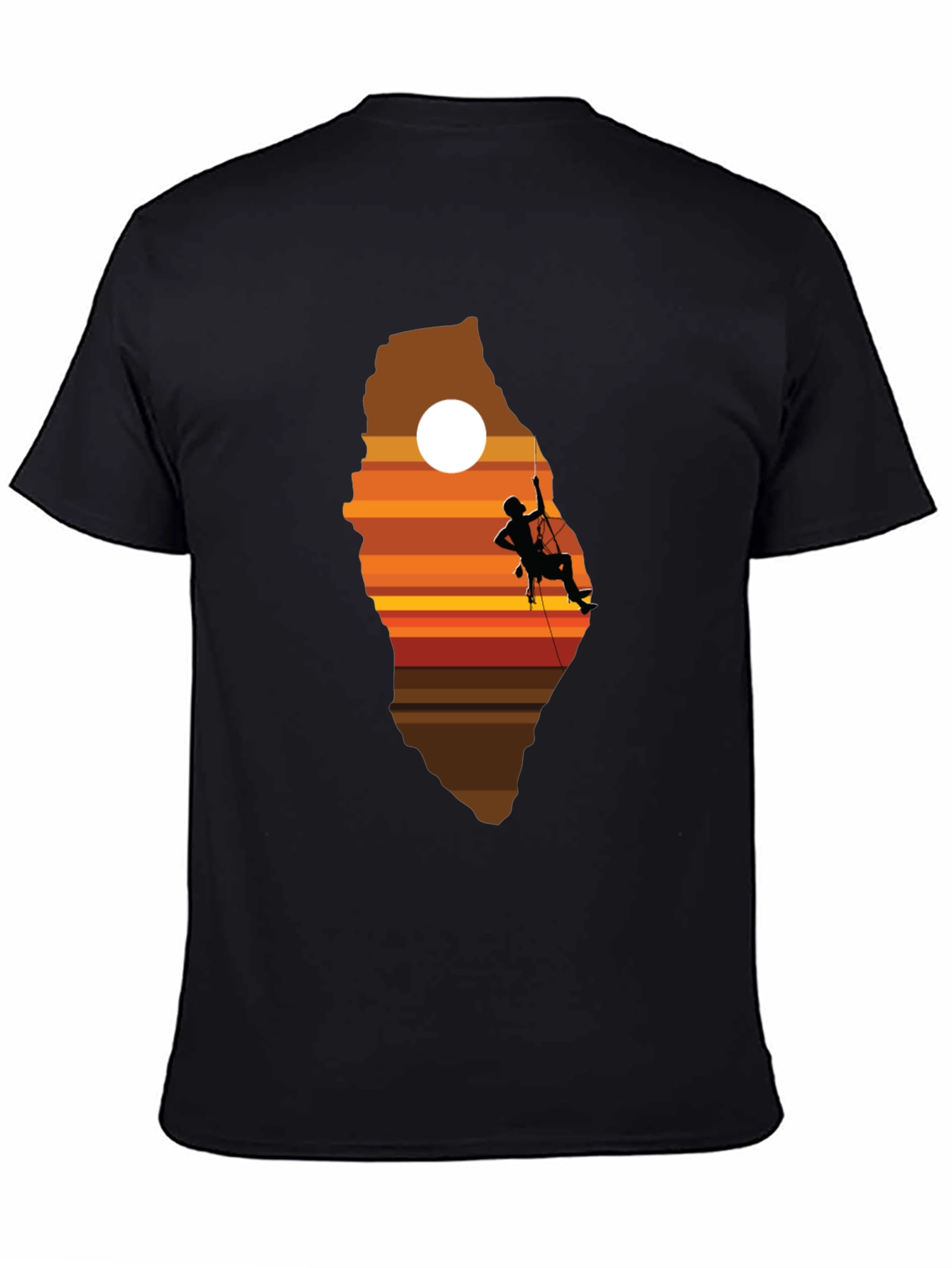Climbing Sunset Graphic T-Shirt - Adventure Ready