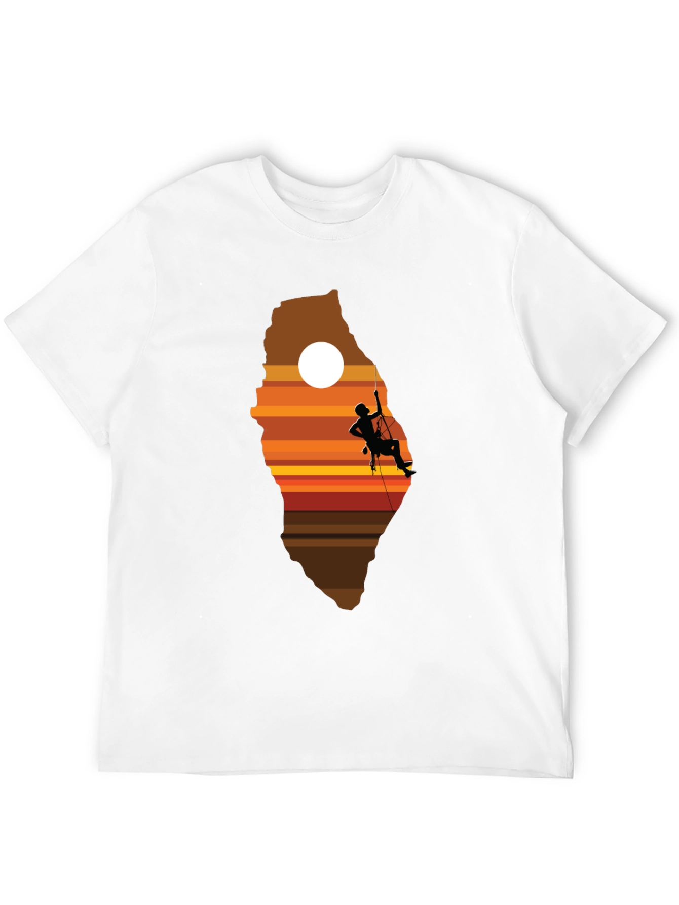 Climbing Sunset Graphic T-Shirt - Adventure Ready